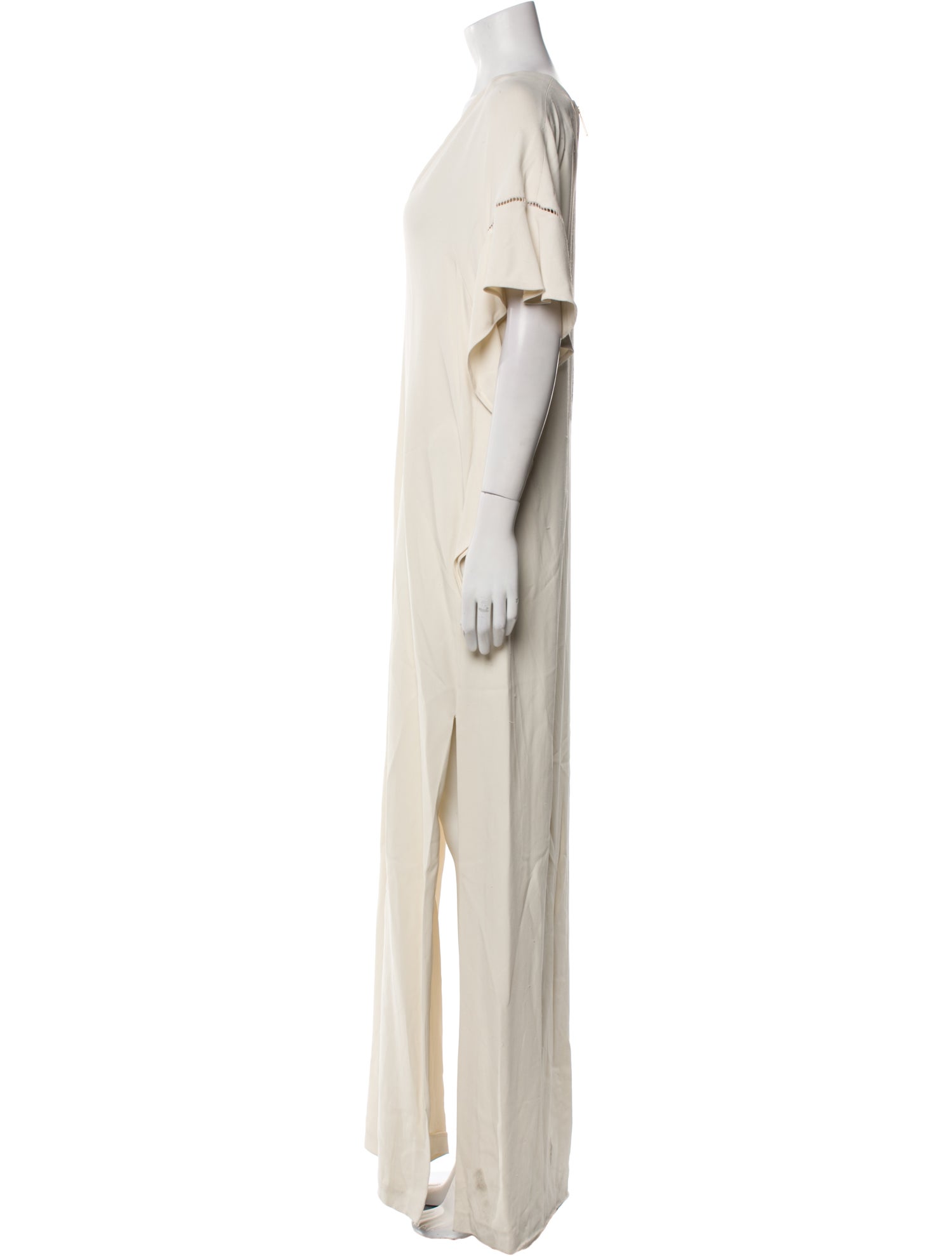 Elie Saab V-Neck Long Dress