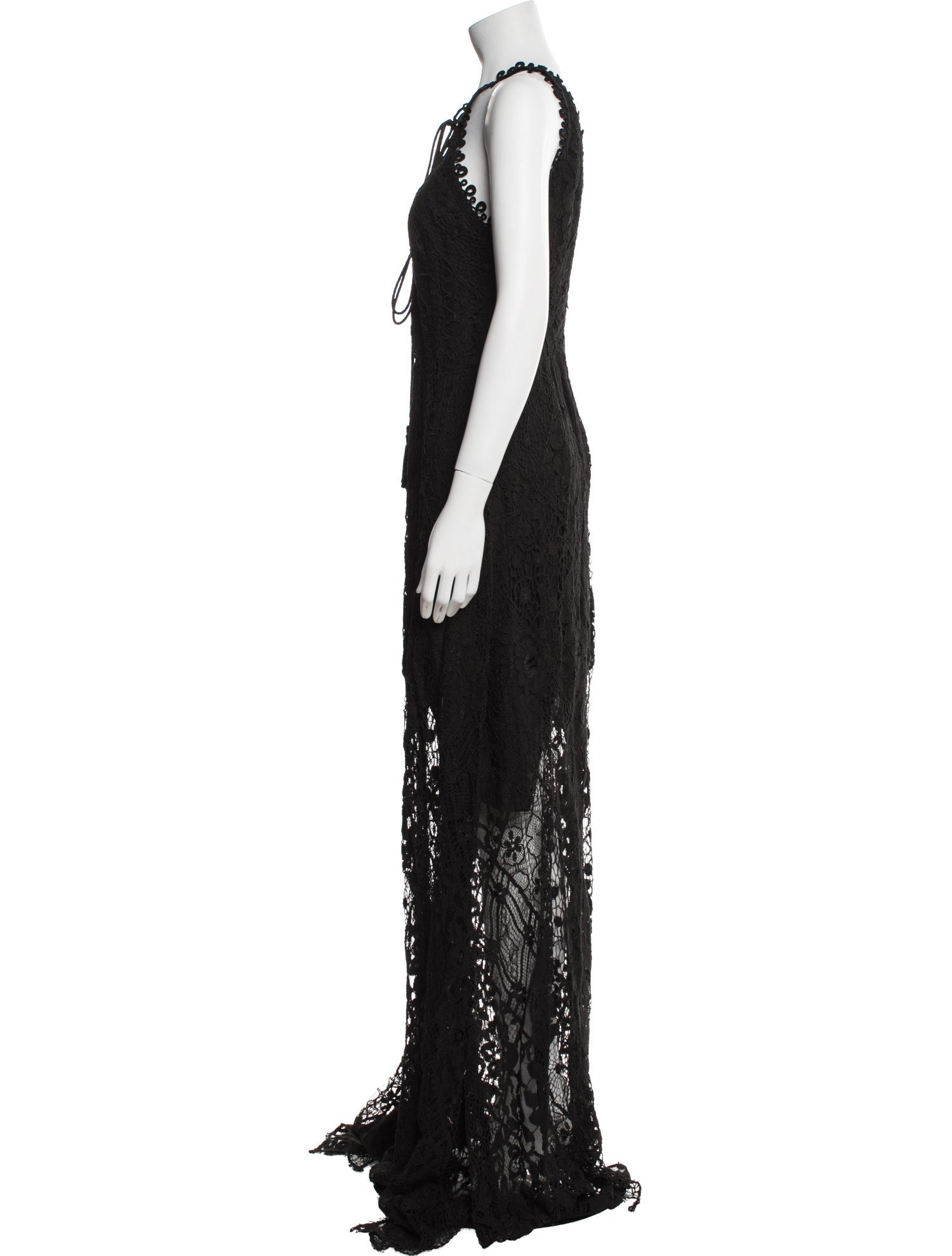 Elie Saab Lace Long Dress