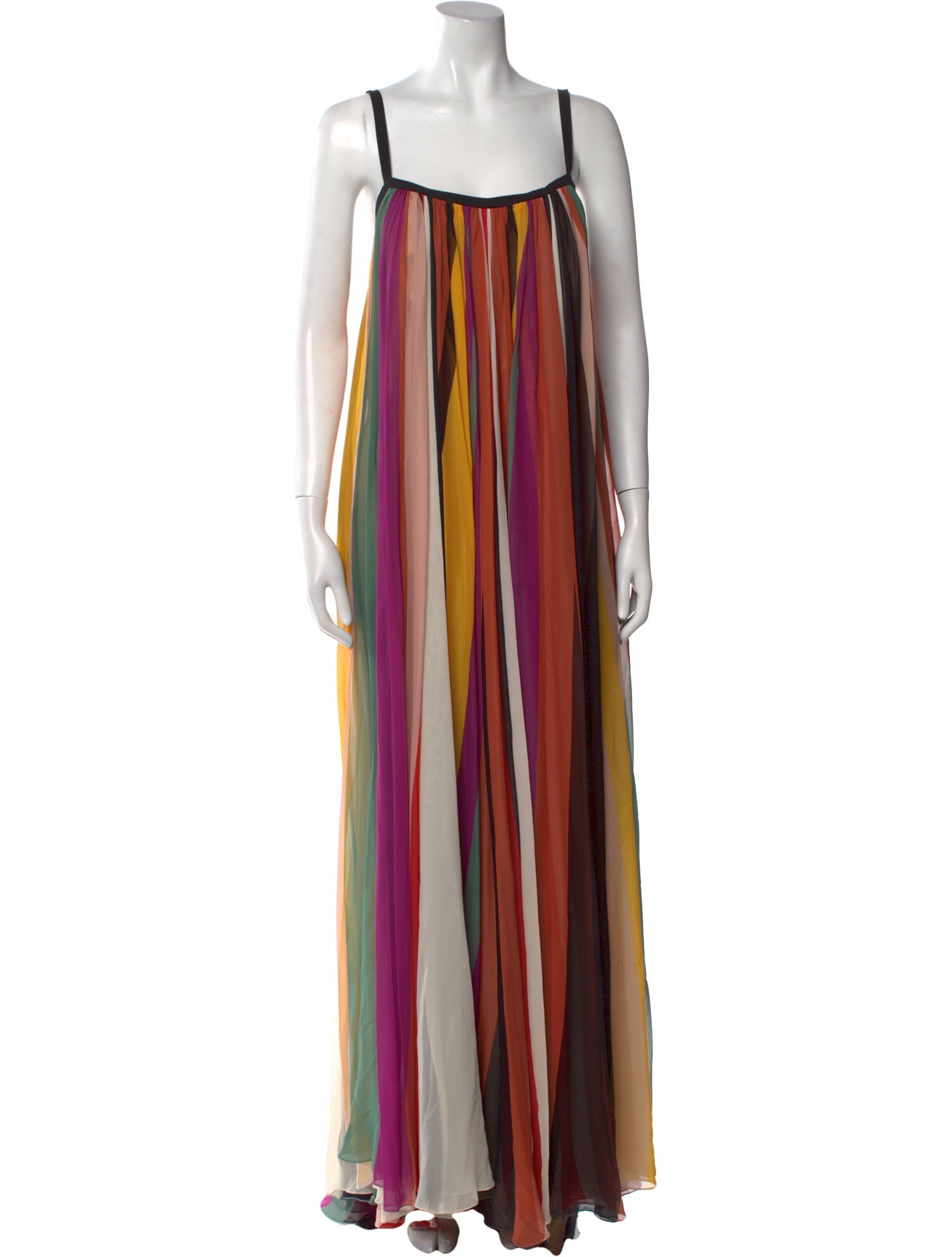 Elie Saab Silk Long Dress