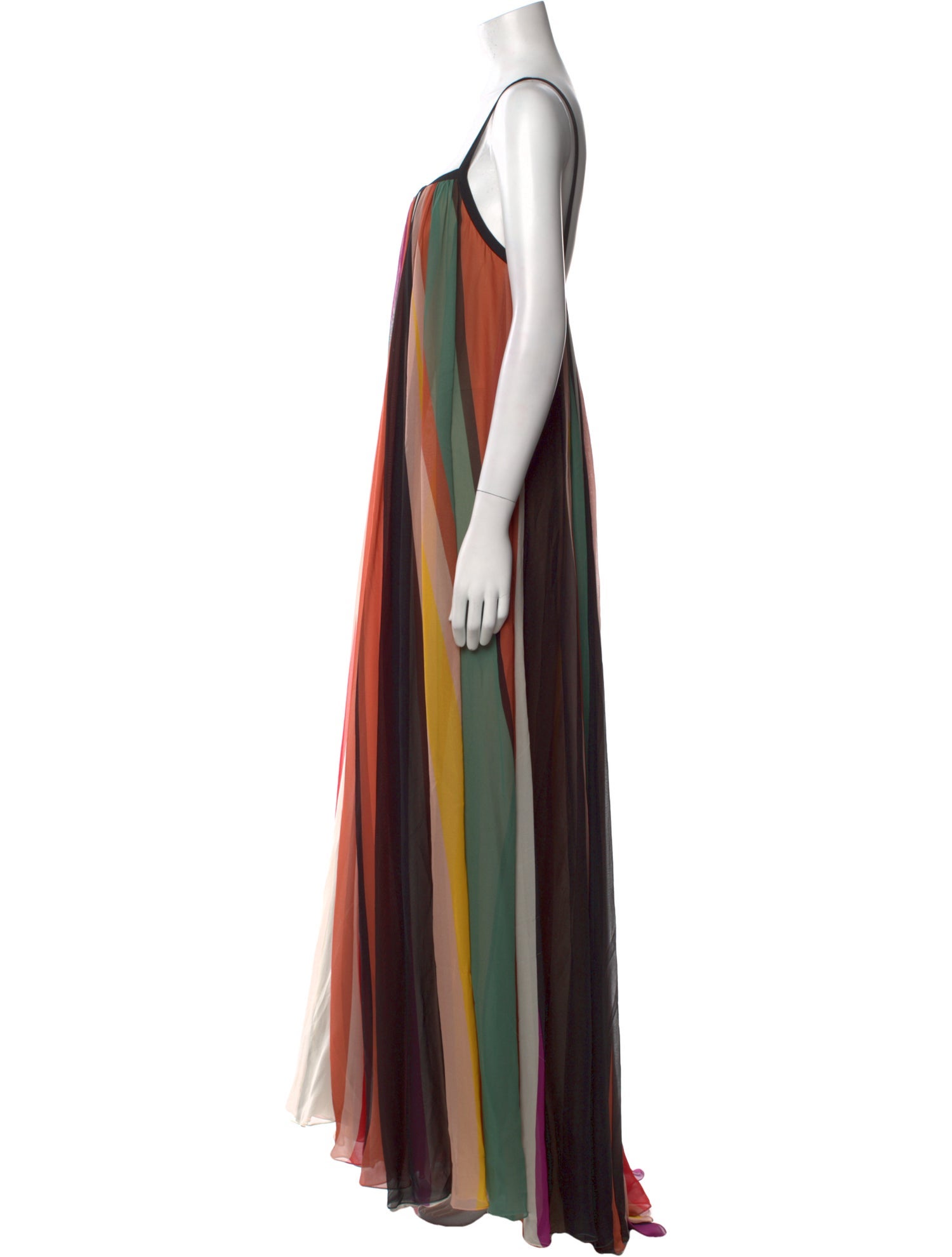 Elie Saab Silk Long Dress