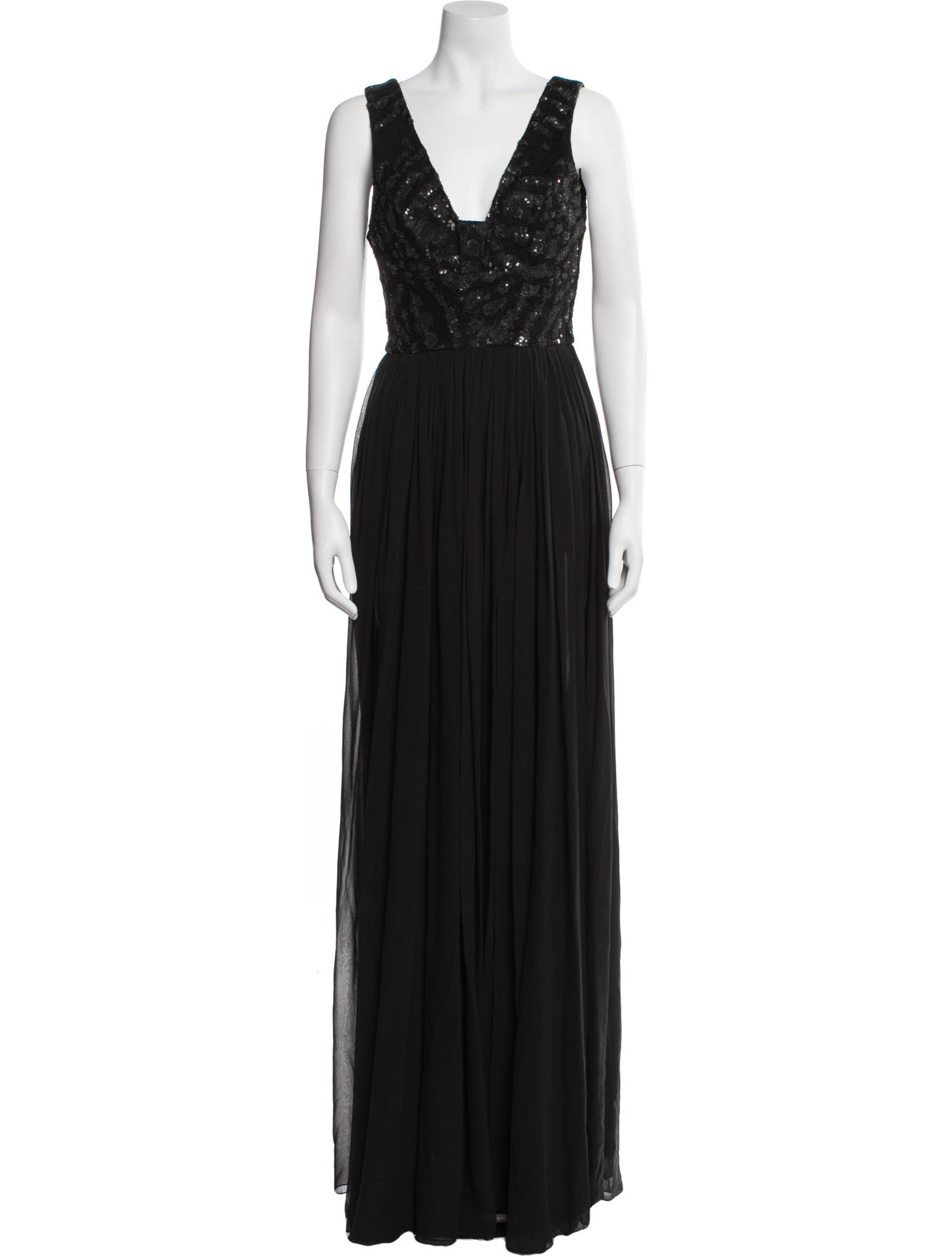 Elie Saab V-Neck Long Dress