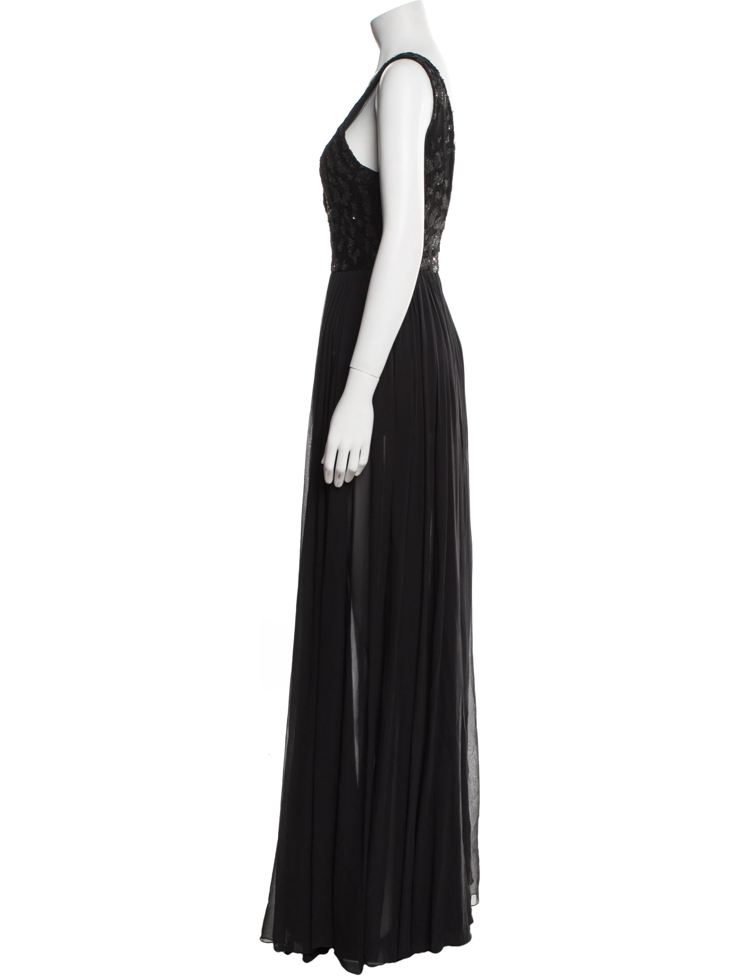 Elie Saab V-Neck Long Dress