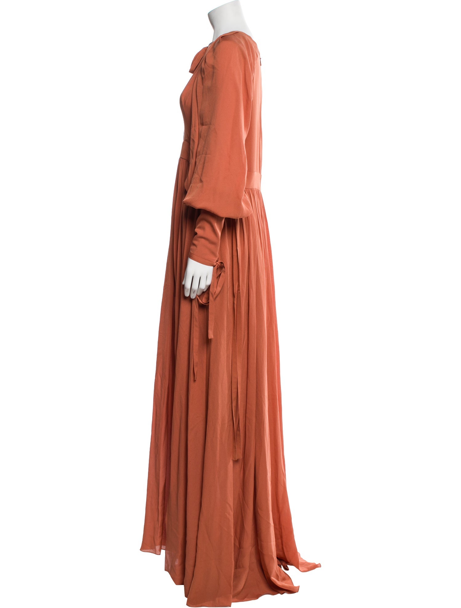 Elie Saab Silk Long Dress