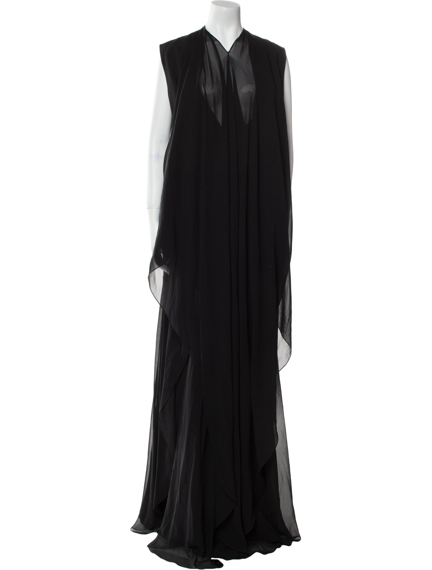 Elie Saab Silk Long Dress