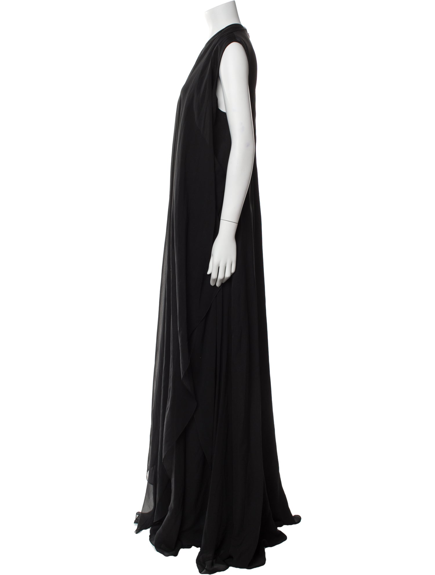 Elie Saab Silk Long Dress