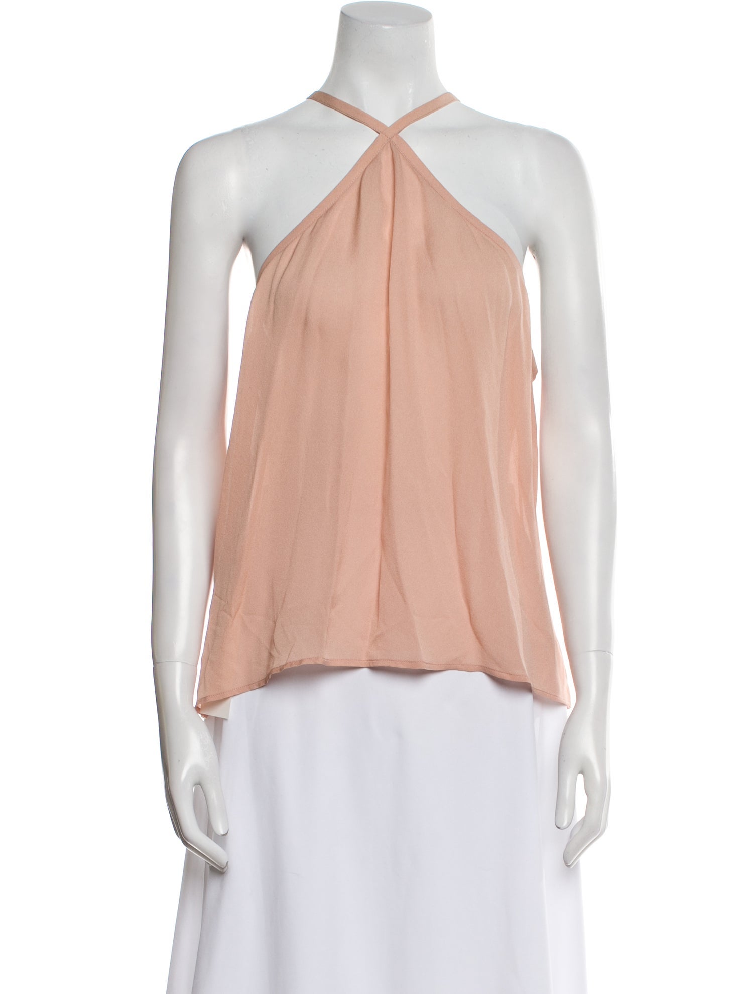 Elie Saab Silk Halterneck Blouse