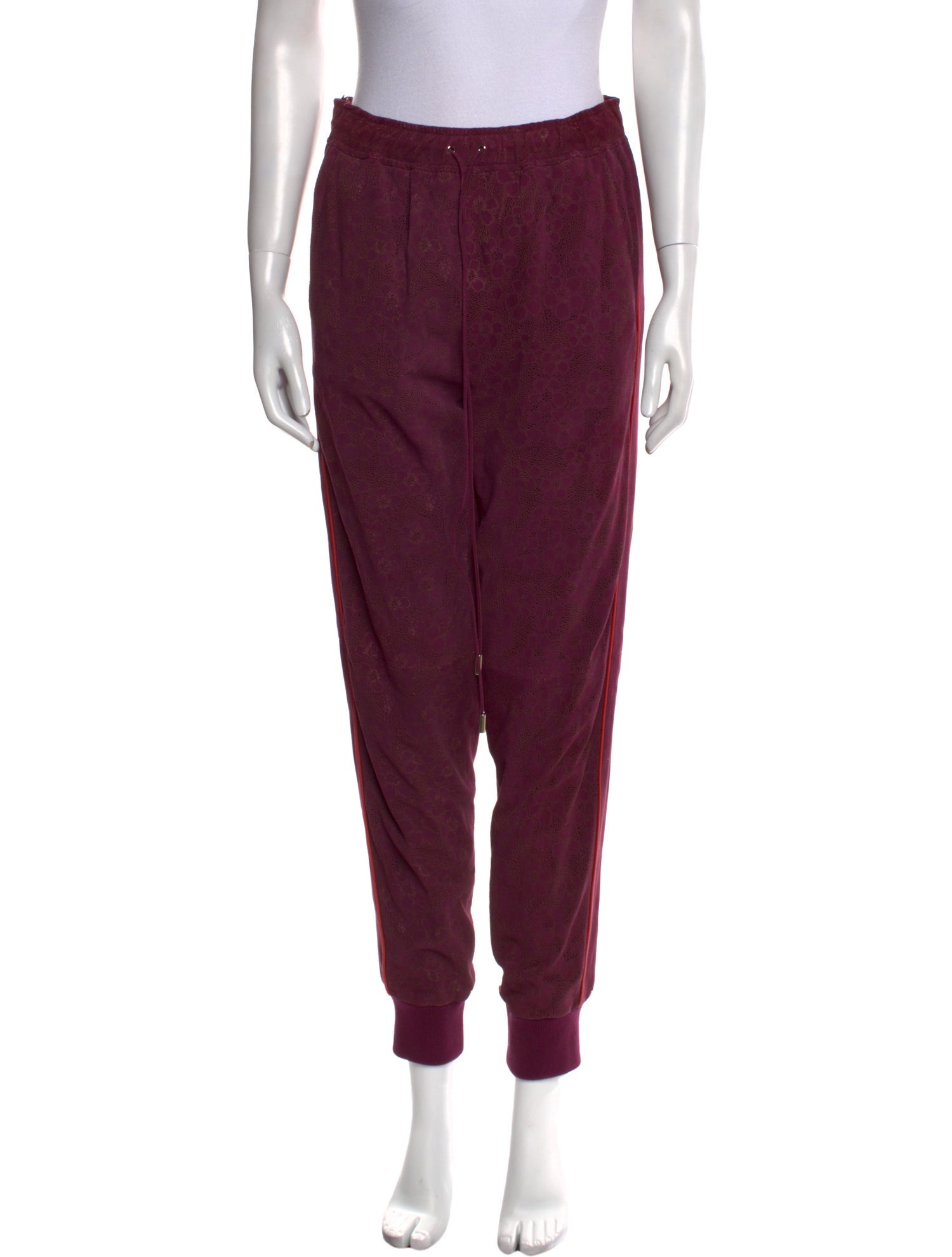 Elie Saab Lambskin Skinny Leg Pants