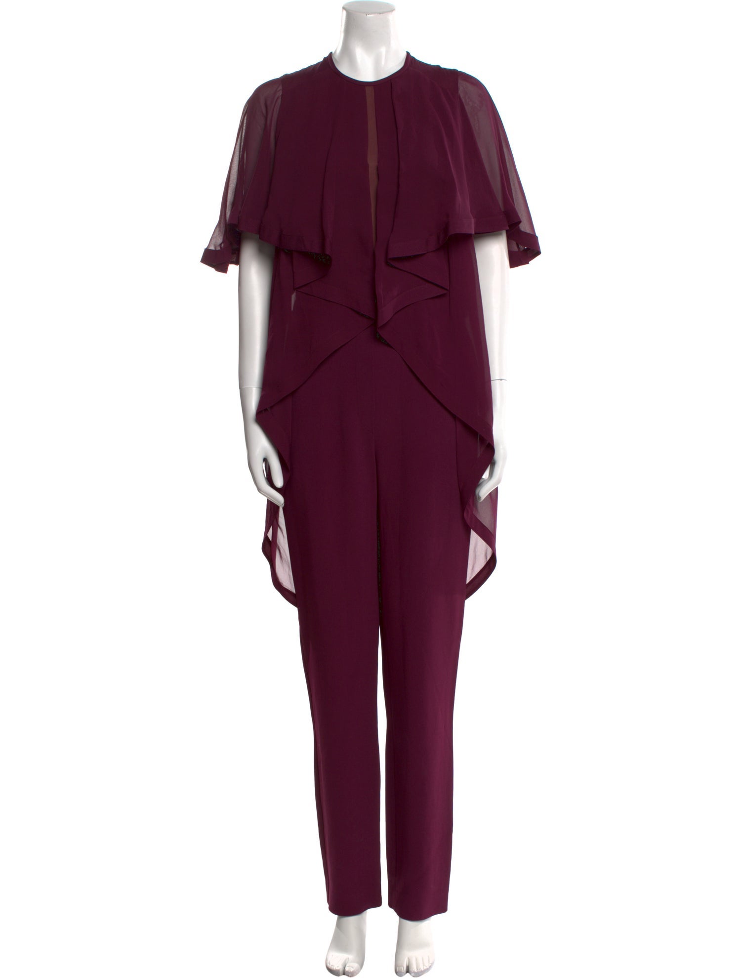 Elie Saab Scoop Neck Jumpsuit