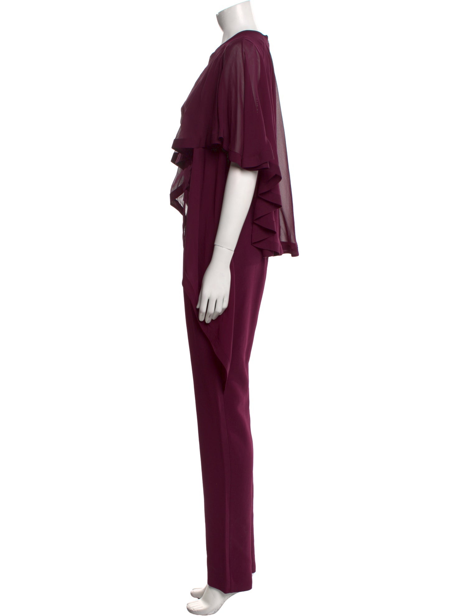 Elie Saab Scoop Neck Jumpsuit