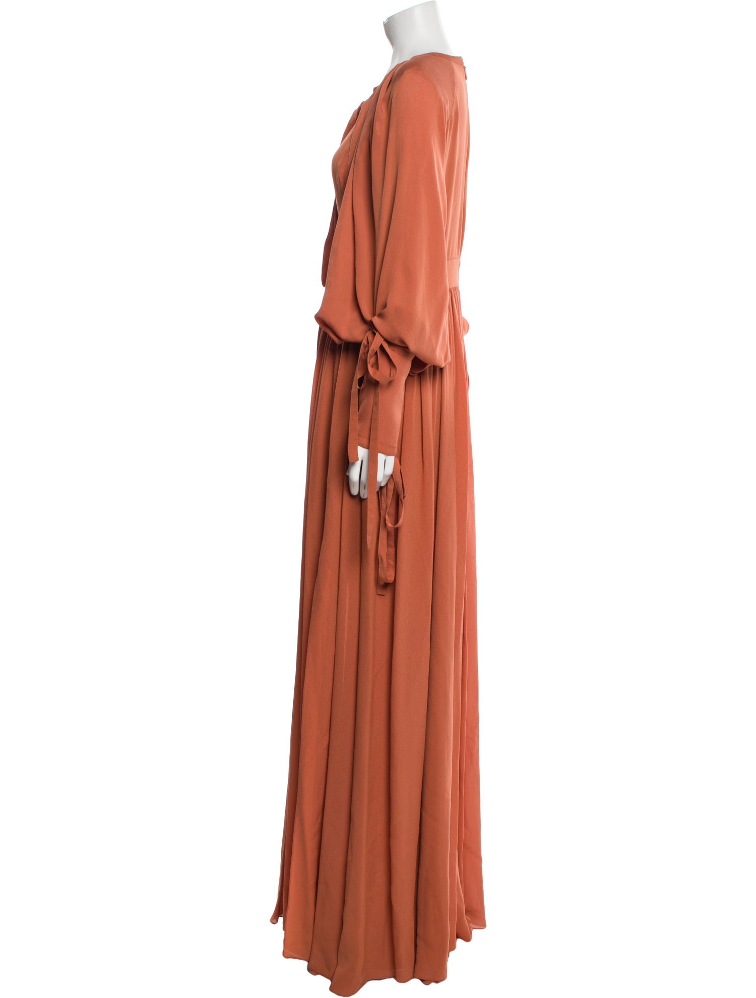 Elie Saab Silk Long Dress