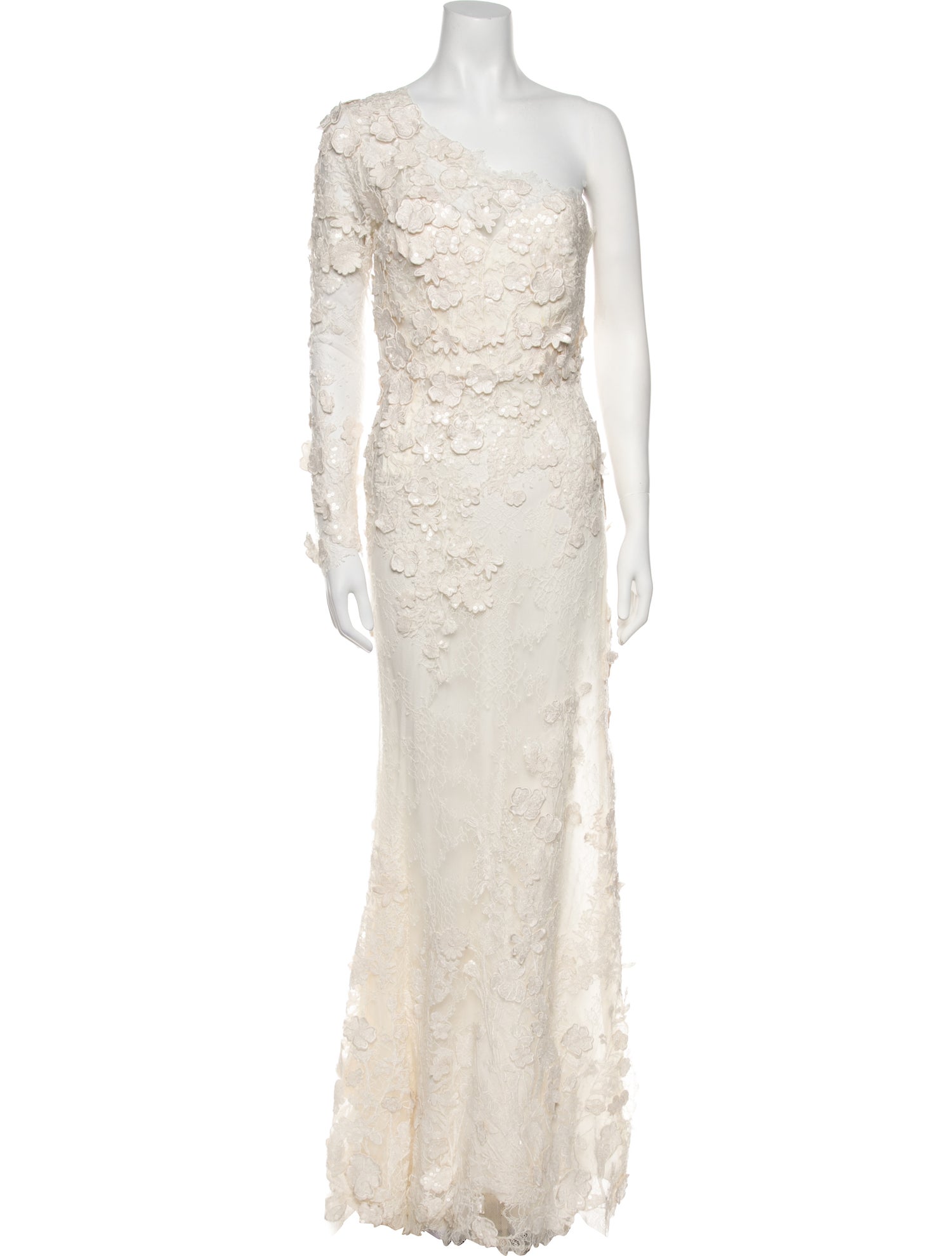 Elie Saab Lace Pattern Long Dress w/ Tags