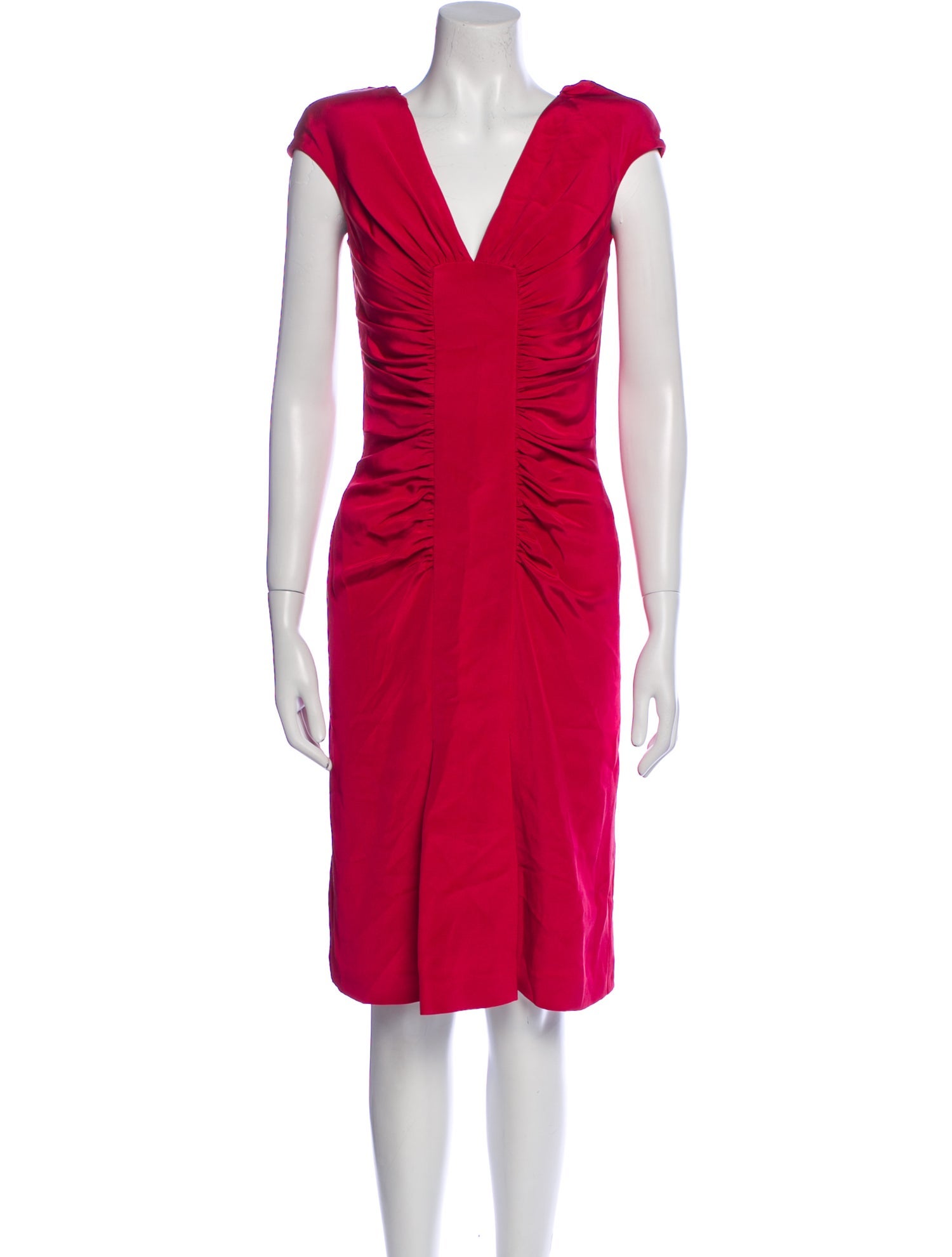 Elie Saab Silk Midi Length Dress