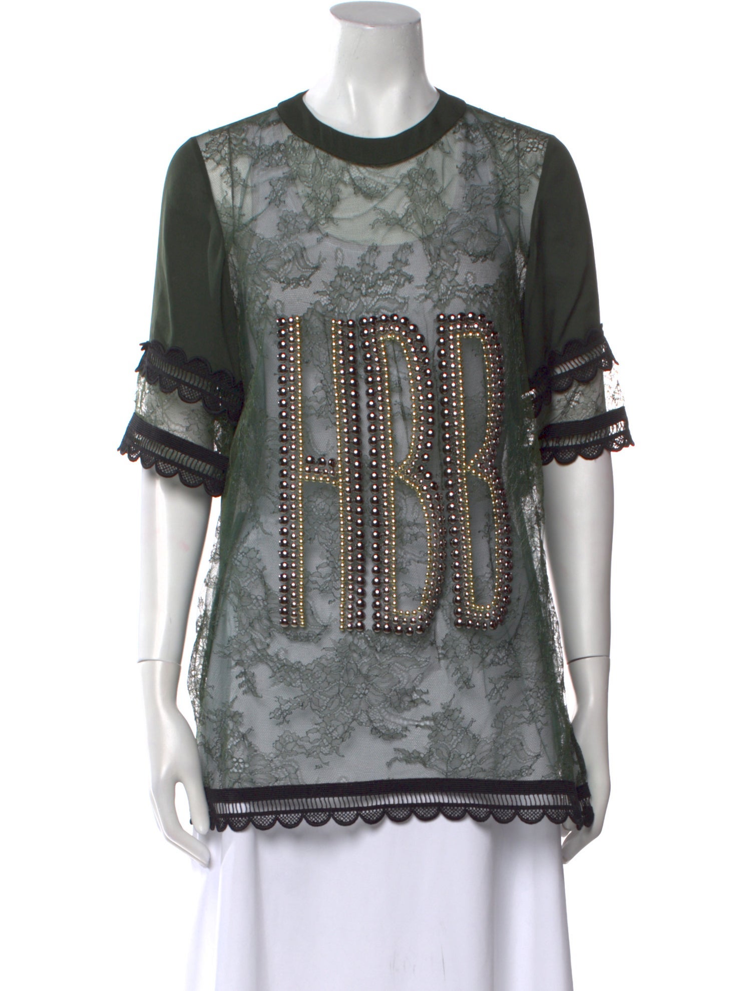 Elie Saab Lace Lace Pattern Tunic w/ Tags