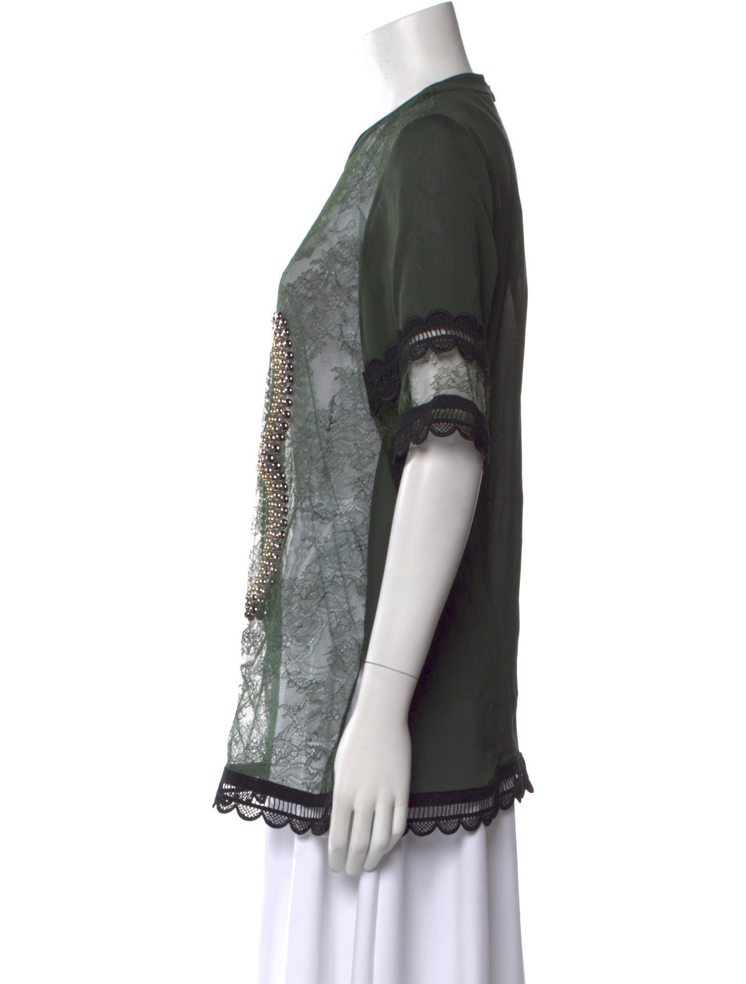 Elie Saab Lace Lace Pattern Tunic w/ Tags