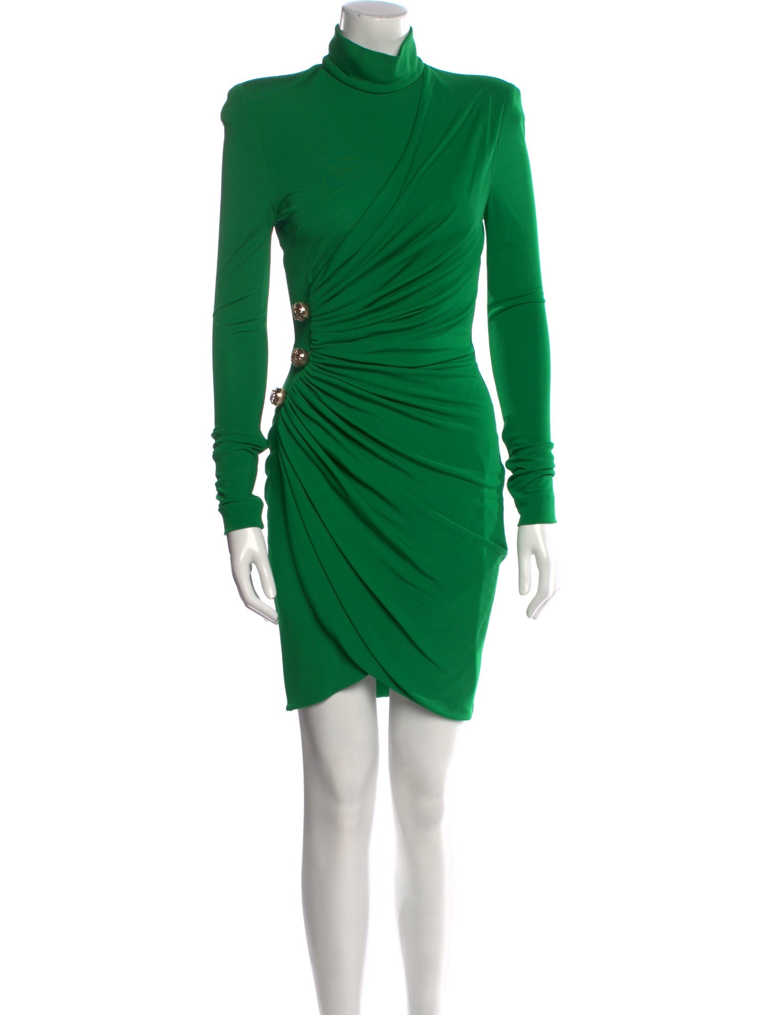 Elie Saab Turtleneck Mini Dress