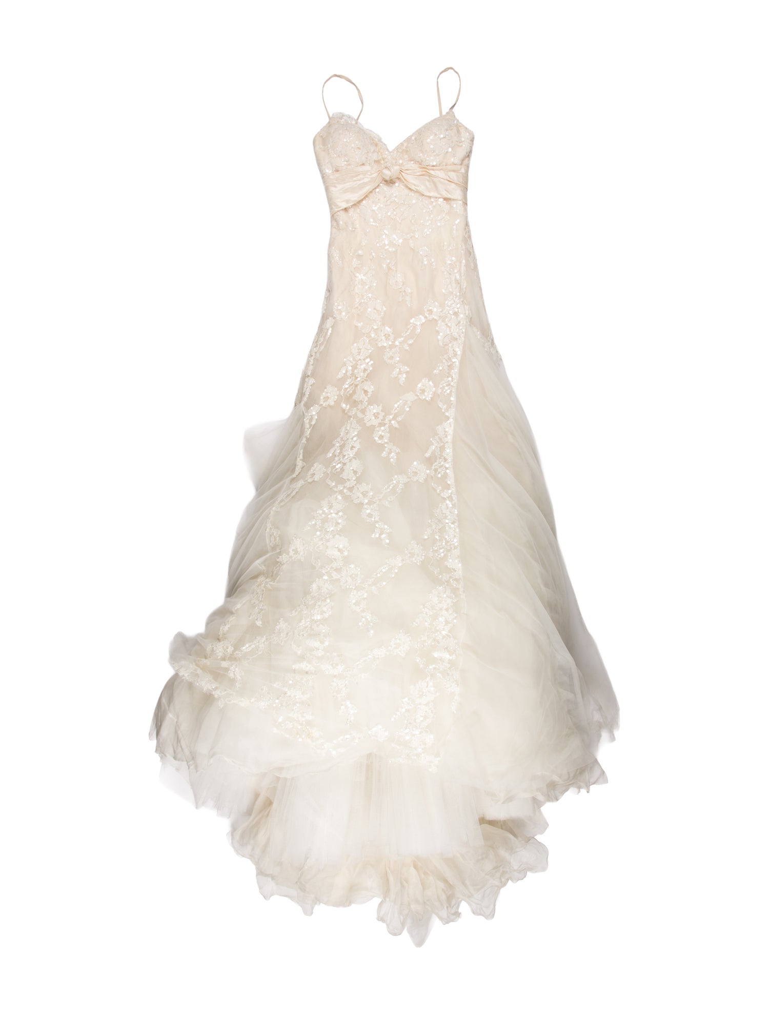 Elie Saab Patterned Long Dress