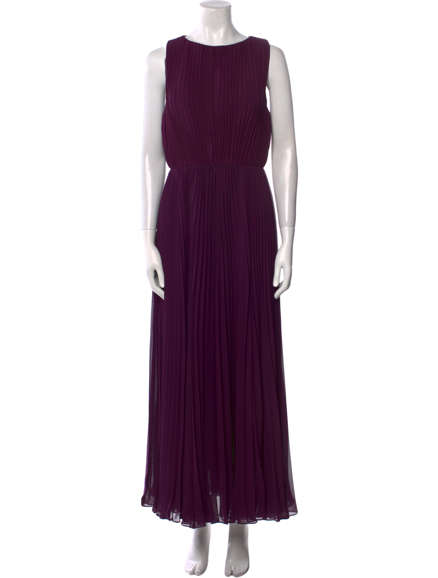 Elie Saab Crew Neck Long Dress