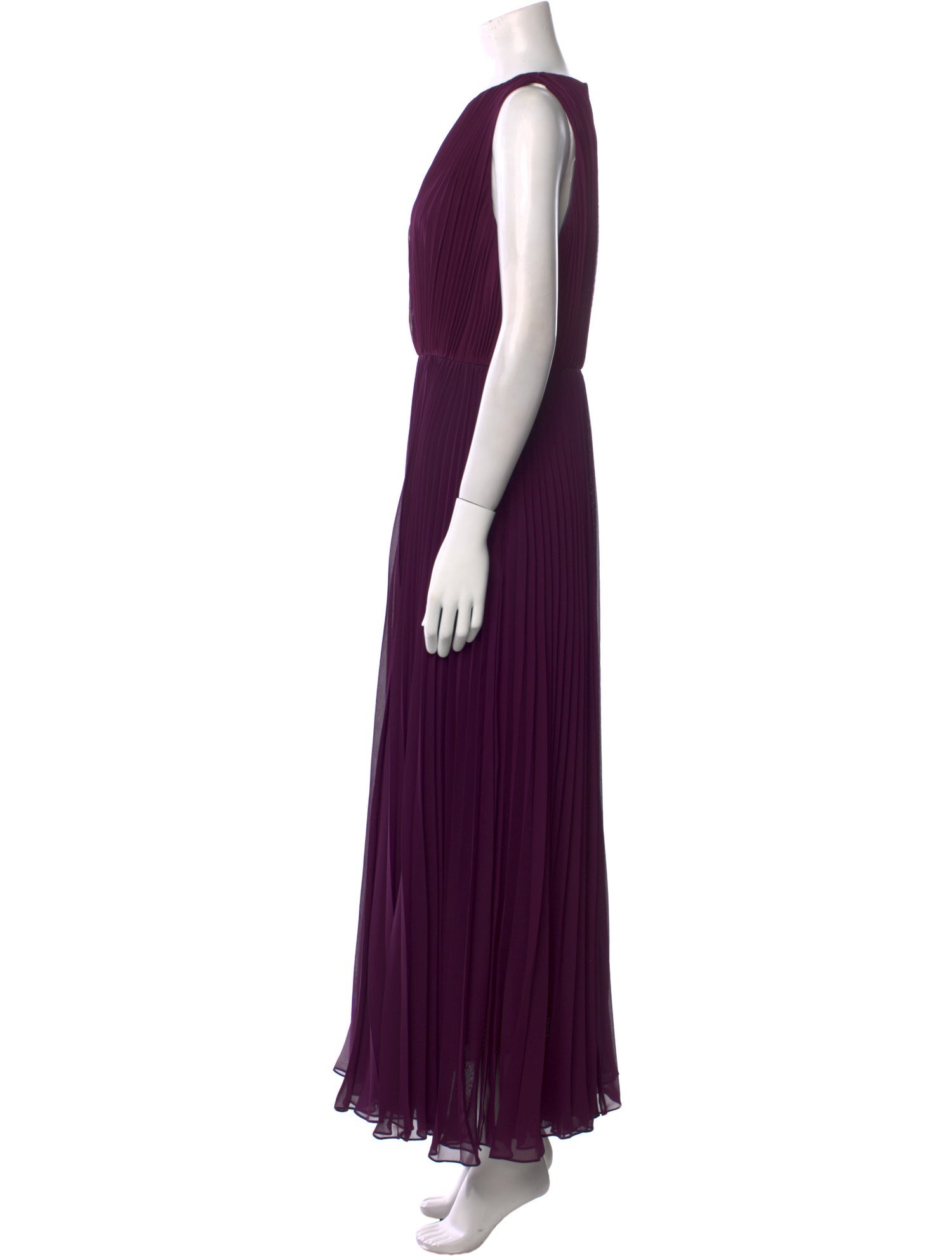 Elie Saab Crew Neck Long Dress