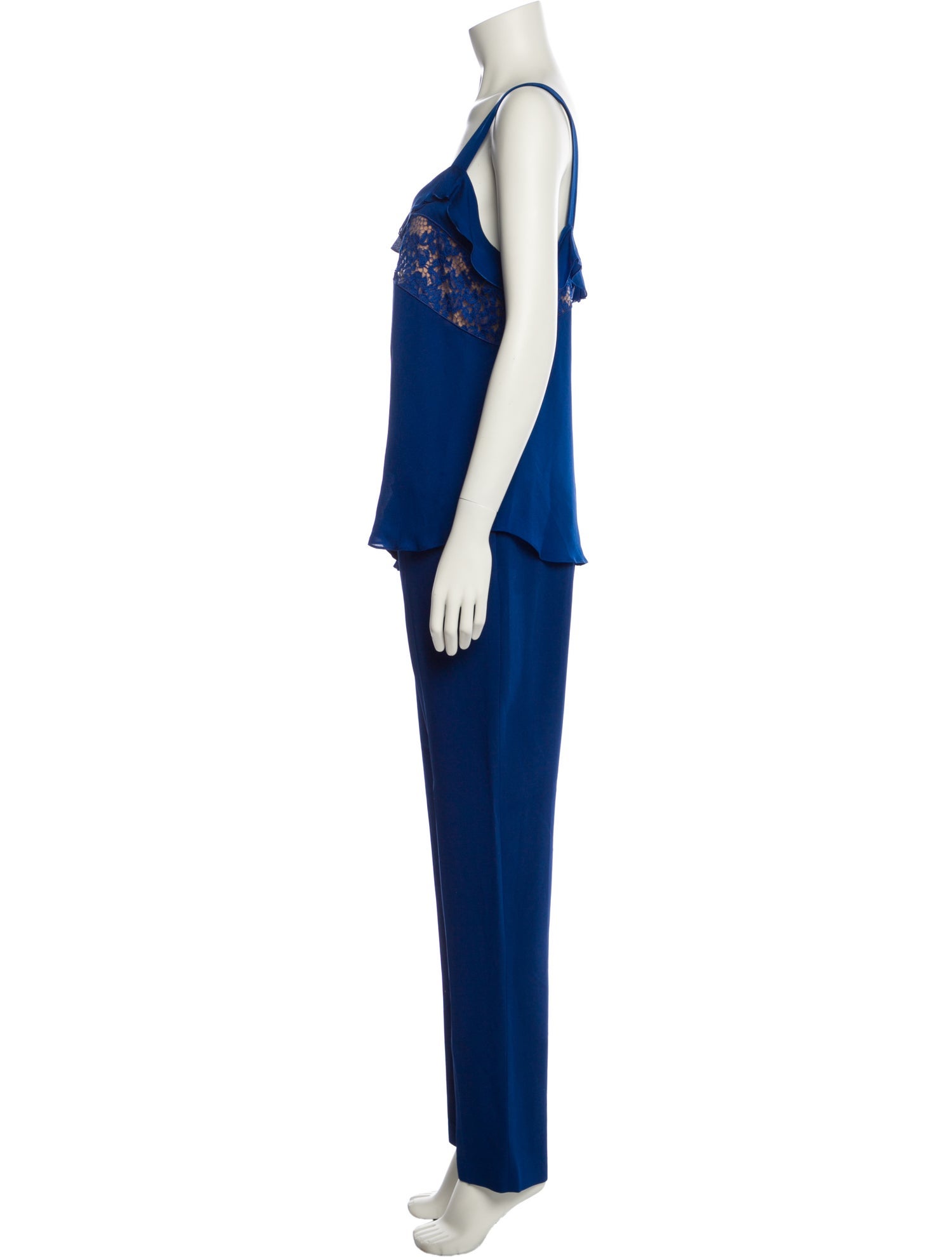 Elie Saab Ruffle Embellishment Pantsuit w/ Tags