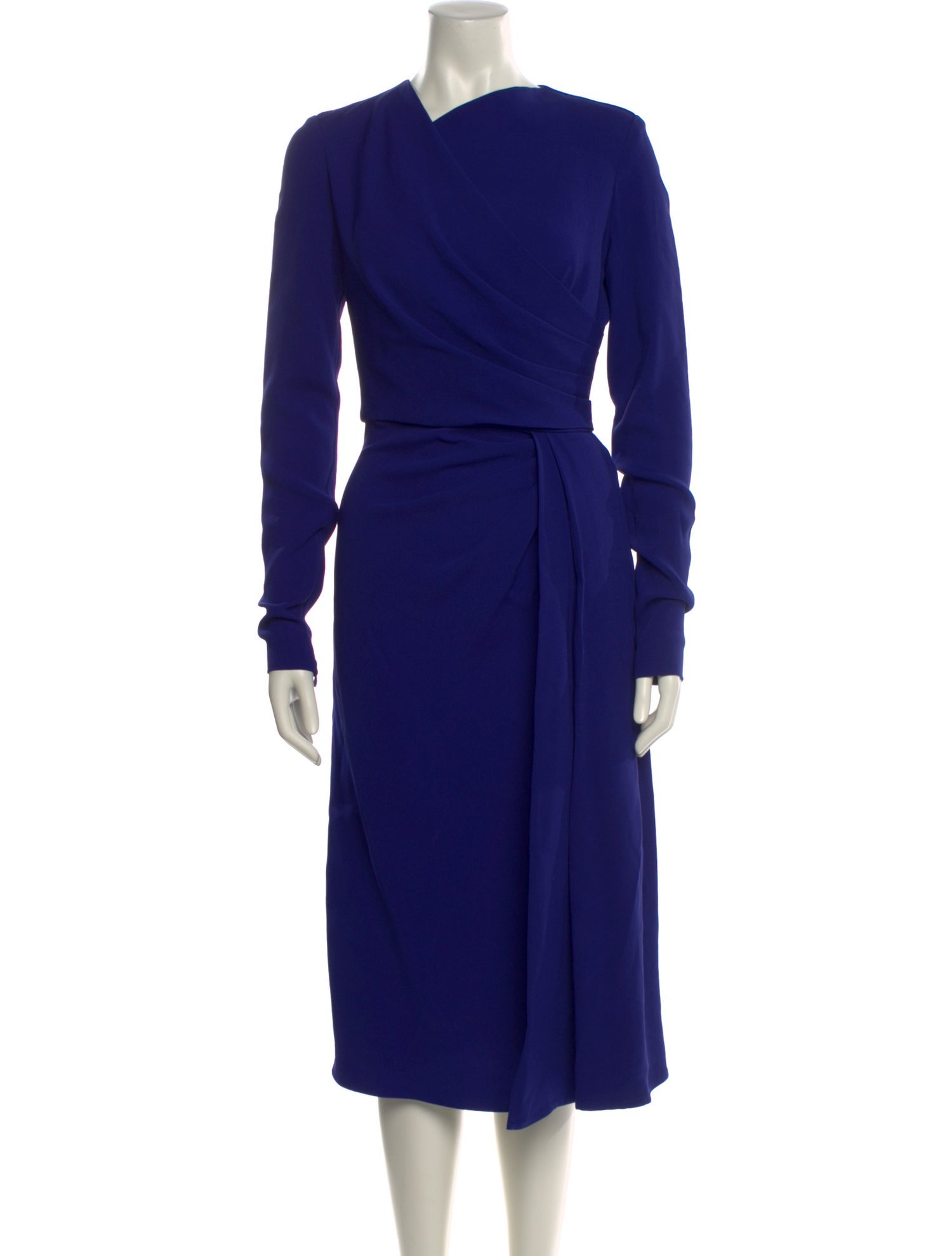 Elie Saab V-Neck Midi Length Dress