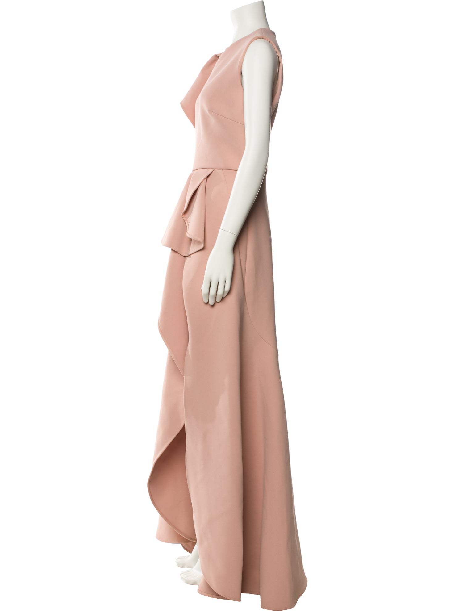 Elie Saab Crew Neck Knee-Length Dress