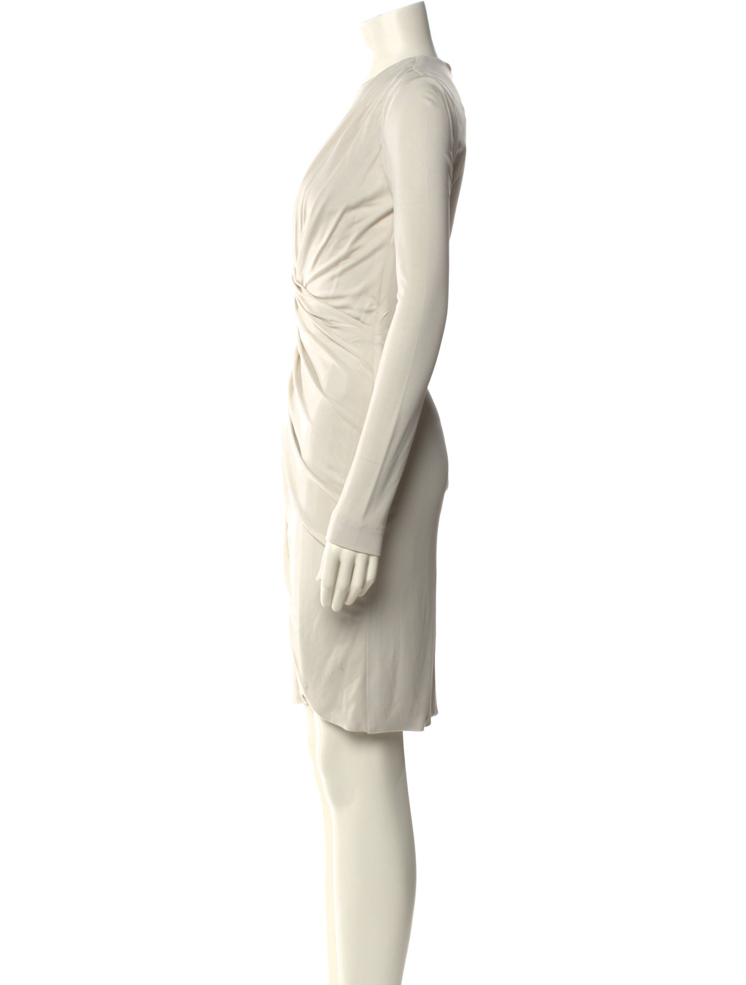 Elie Saab Crew Neck Mini Dress