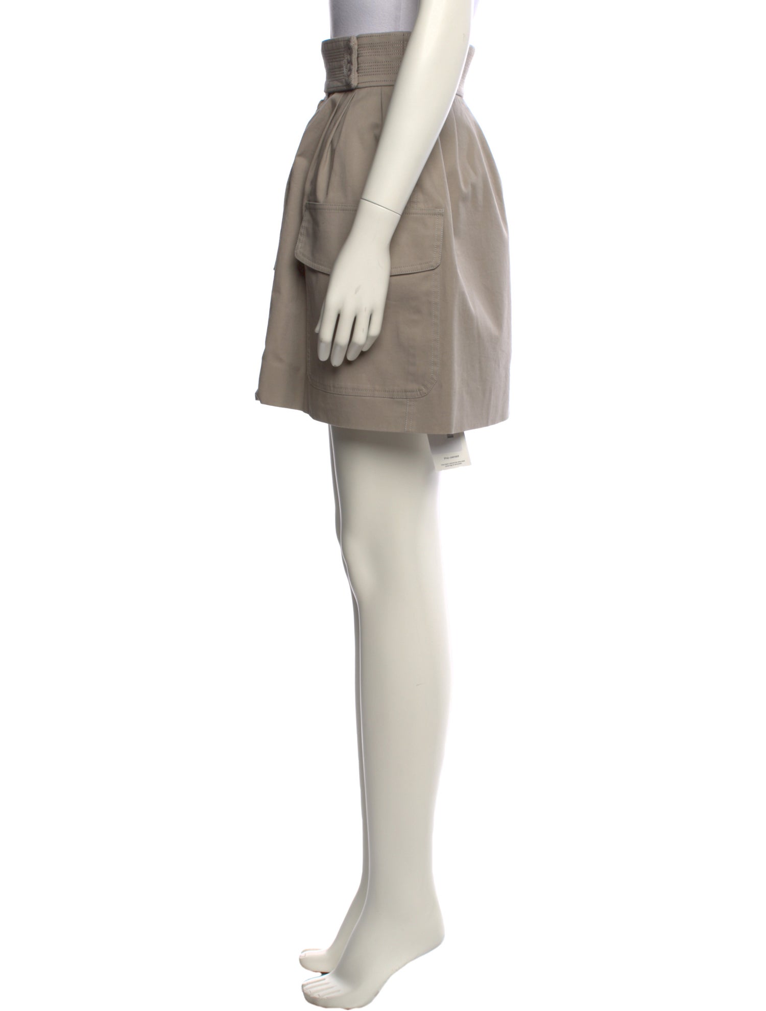 Elie Saab Whipstitch Trim Mini Skirt