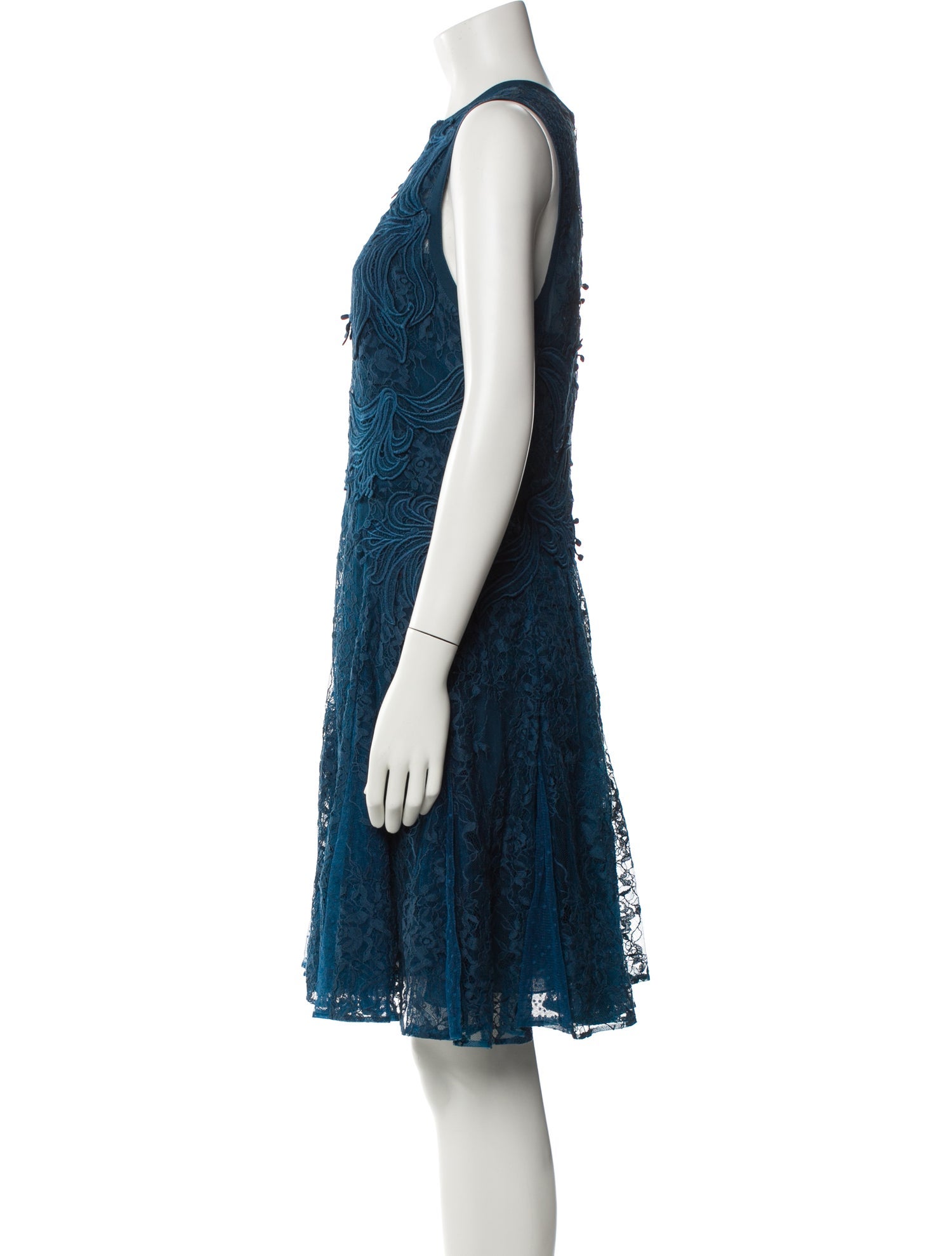 Elie Saab Lace Knee-Length Dress