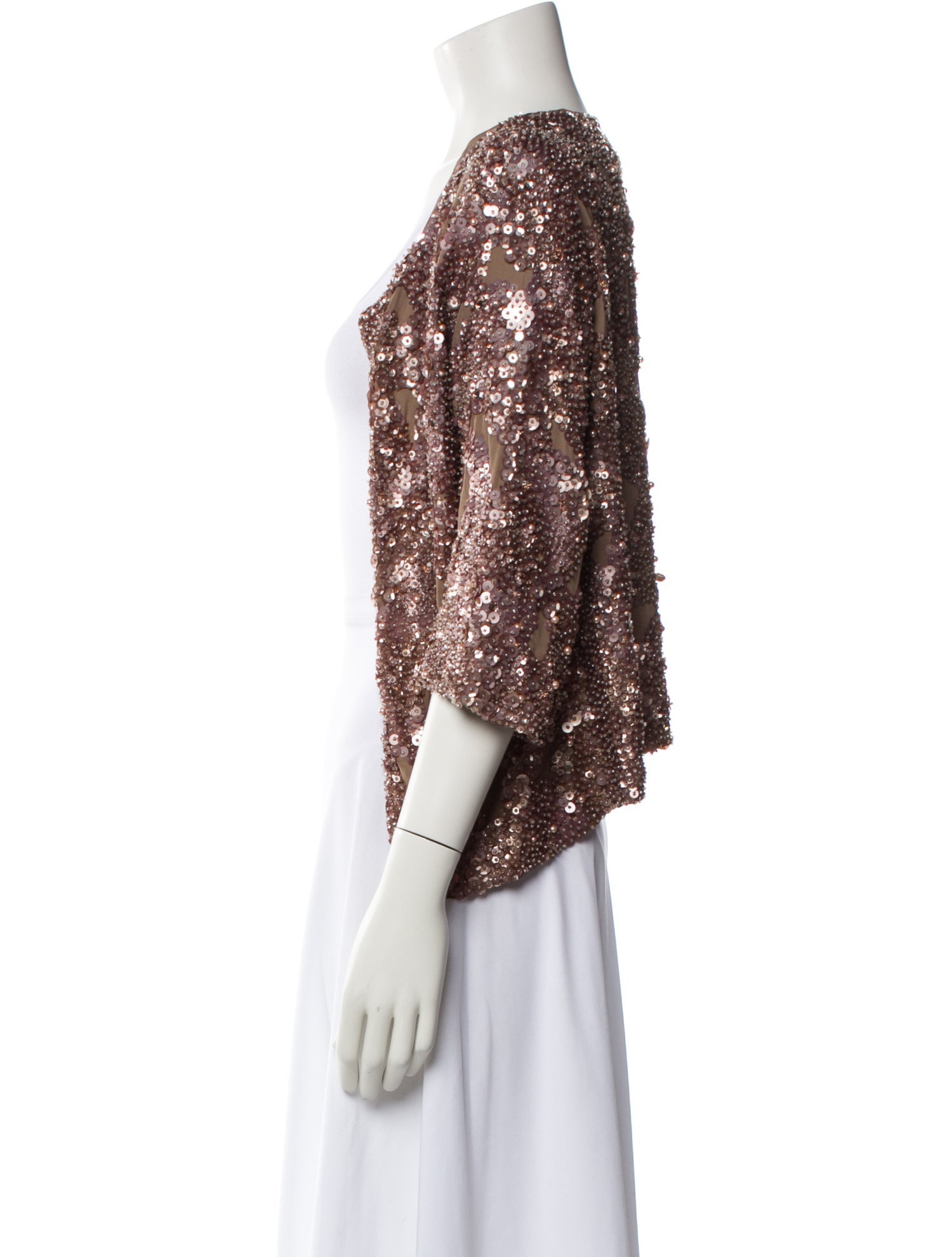 Elie Saab Silk Patterned Bolero