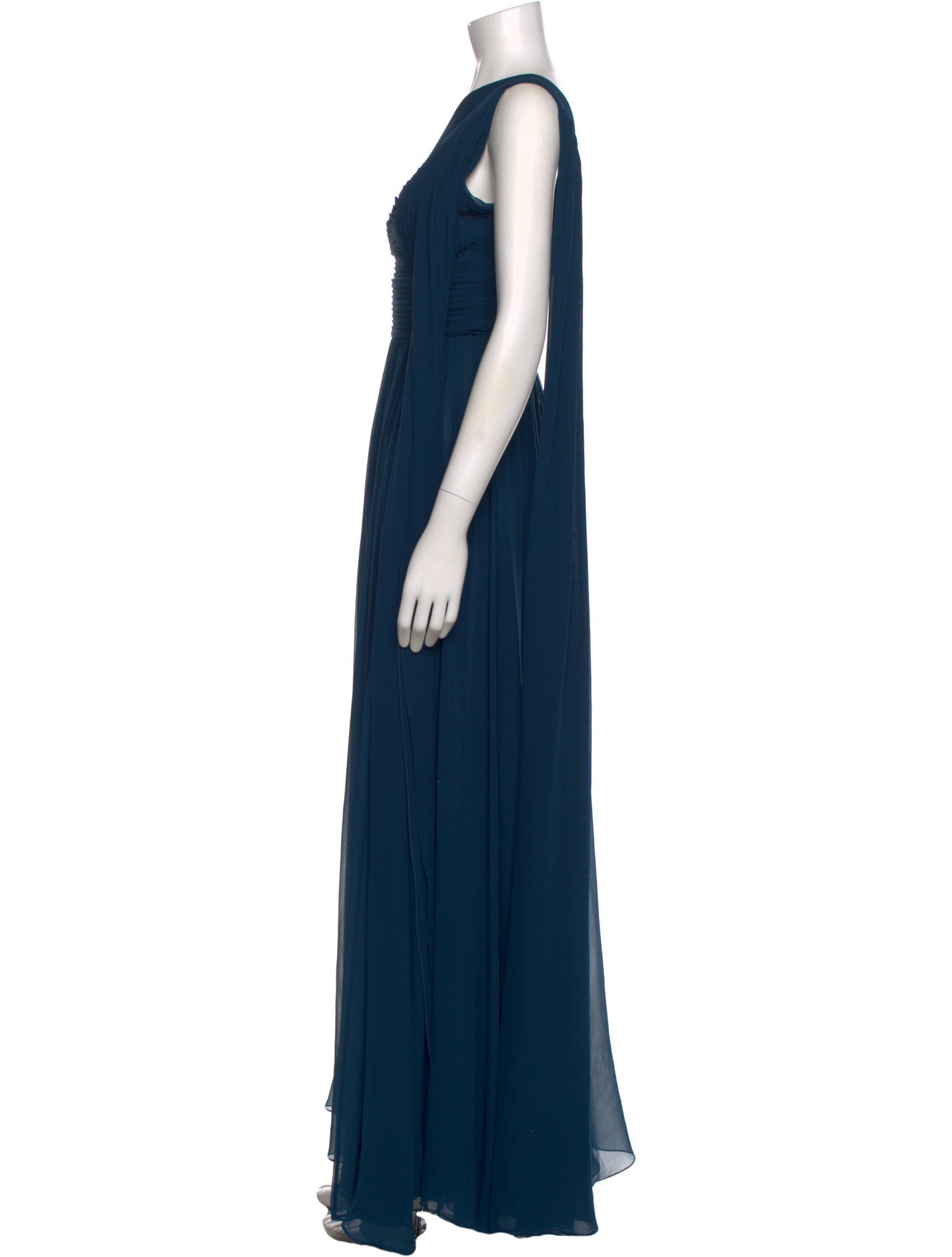 Elie Saab Silk Long Dress