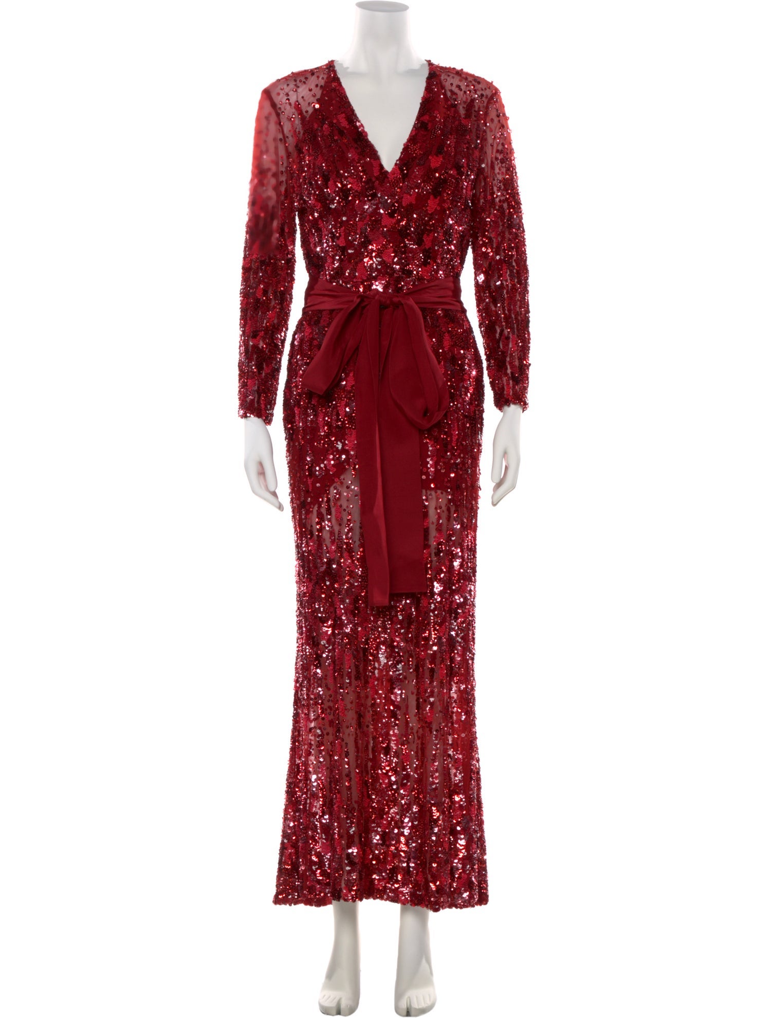 Elie Saab Printed Long Dress