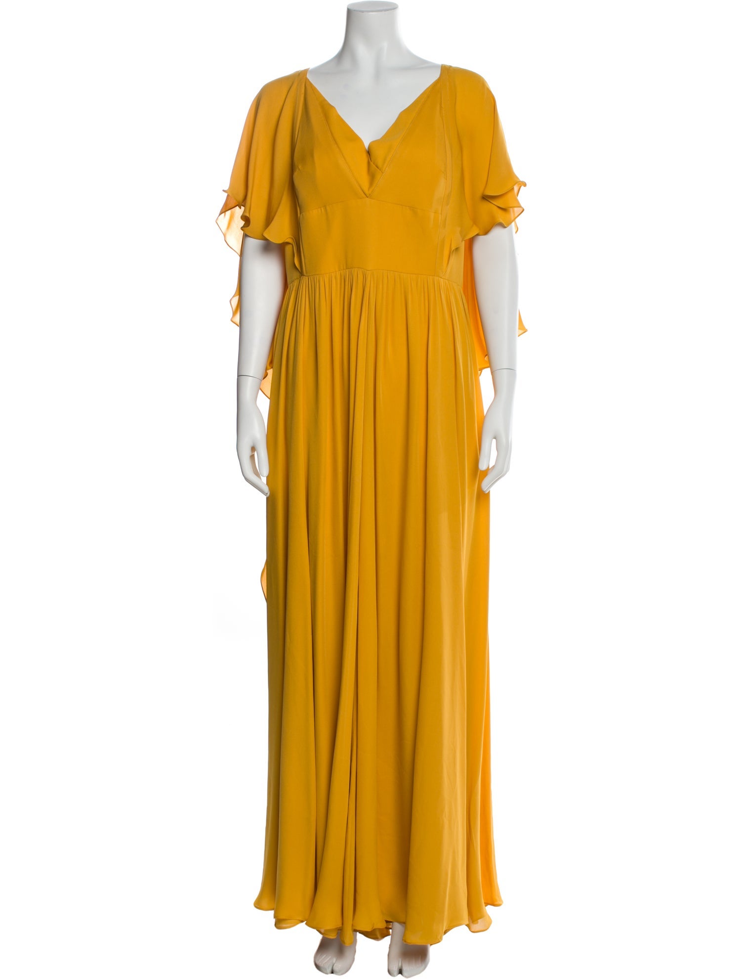 Elie Saab Silk Long Dress