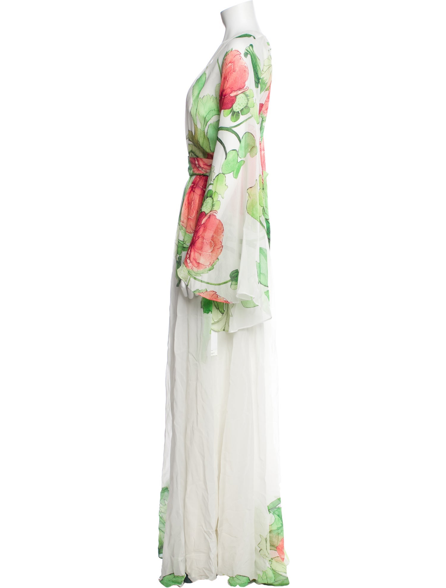 Elie Saab Silk Long Dress