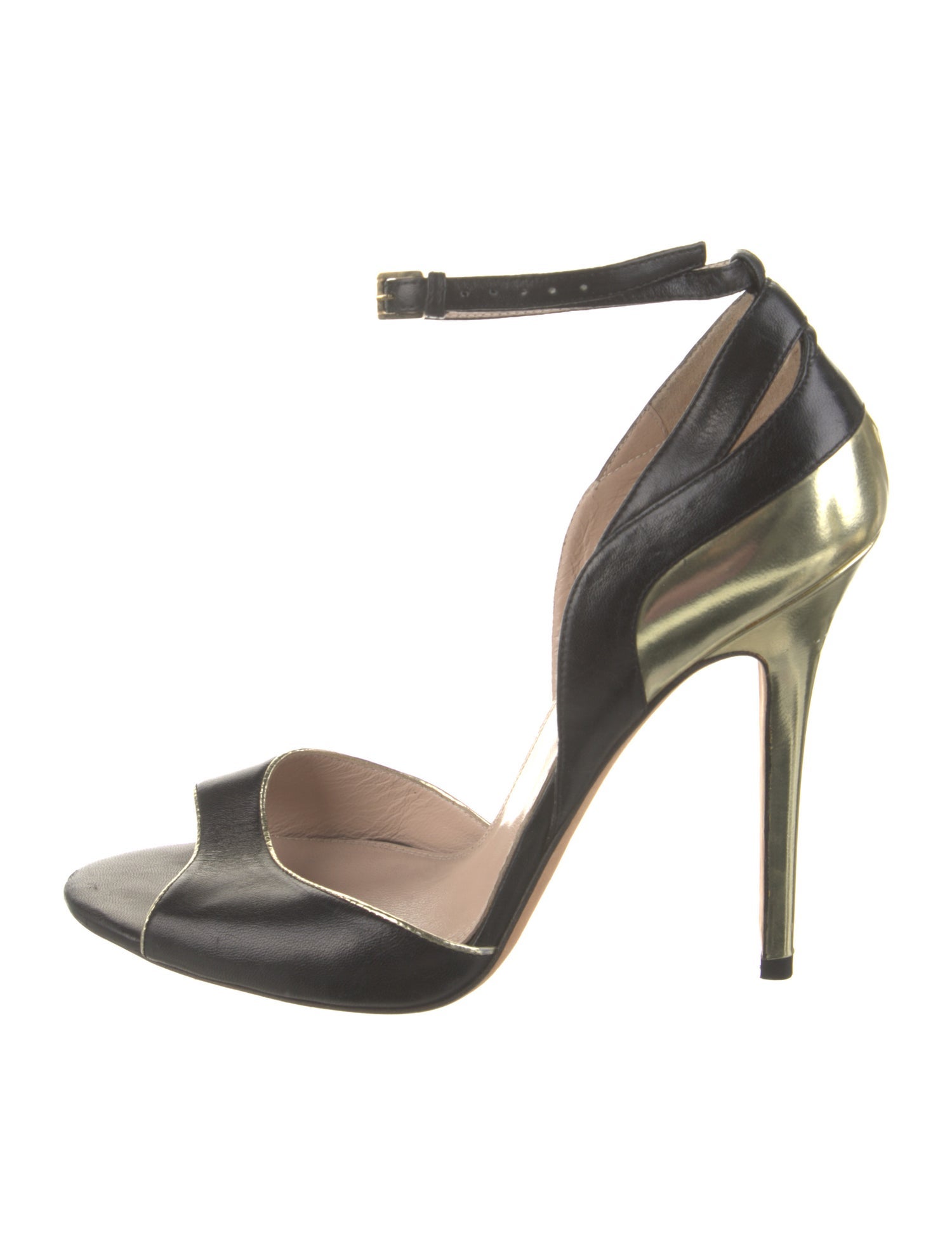 Elie Saab Leather D'Orsay Pumps