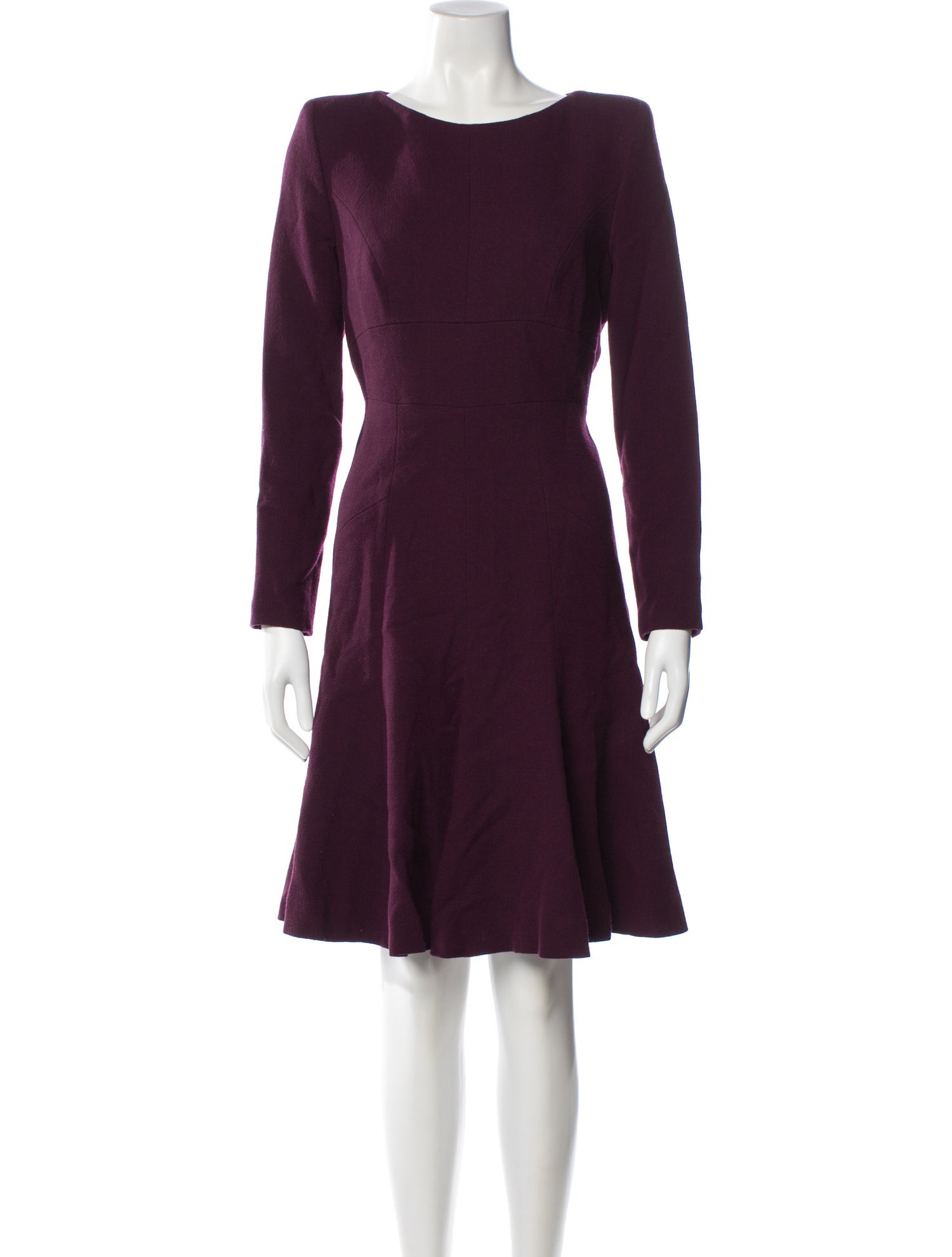 Elie Saab Scoop Neck Knee-Length Dress