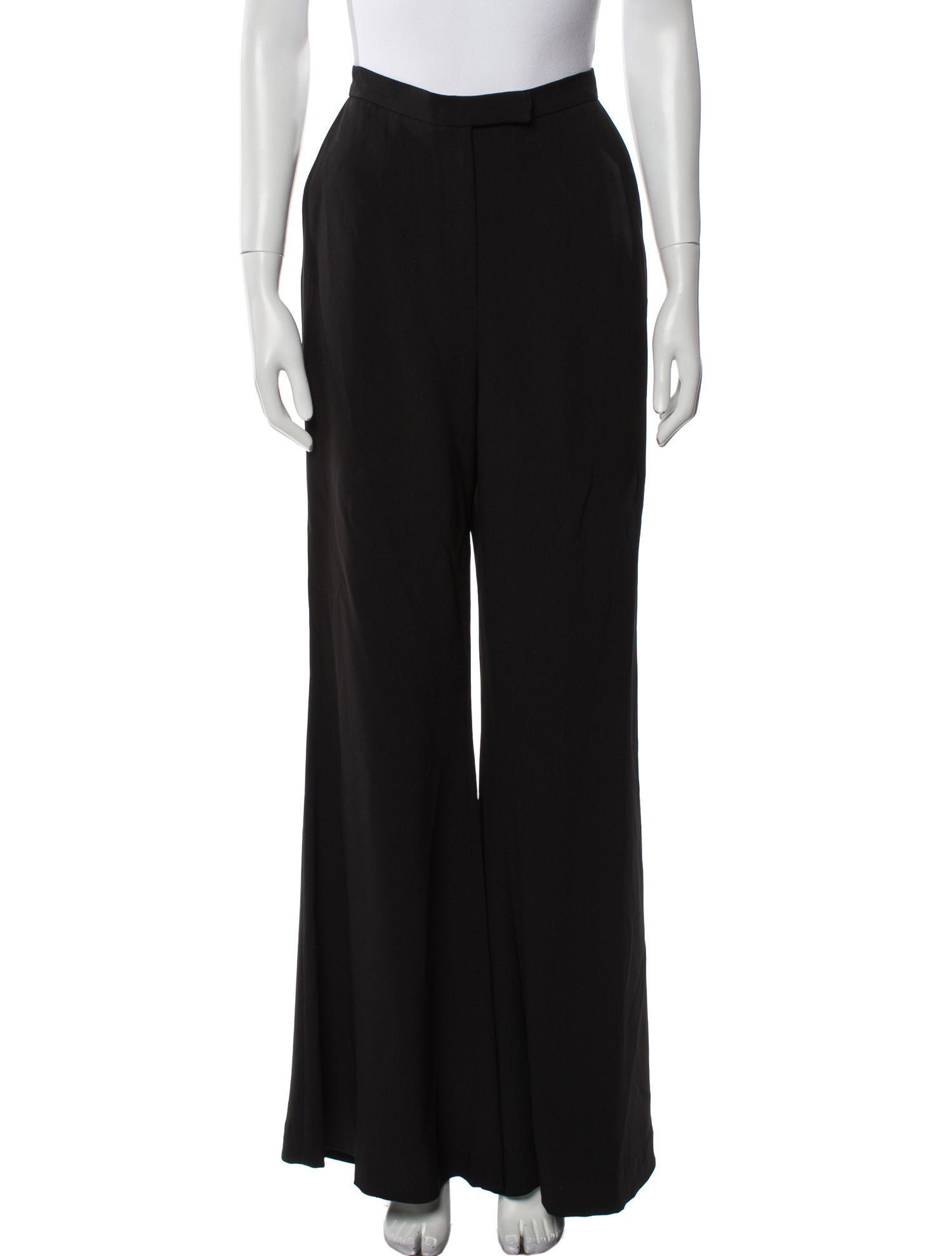 Elie Saab Wool Wide Leg Pants