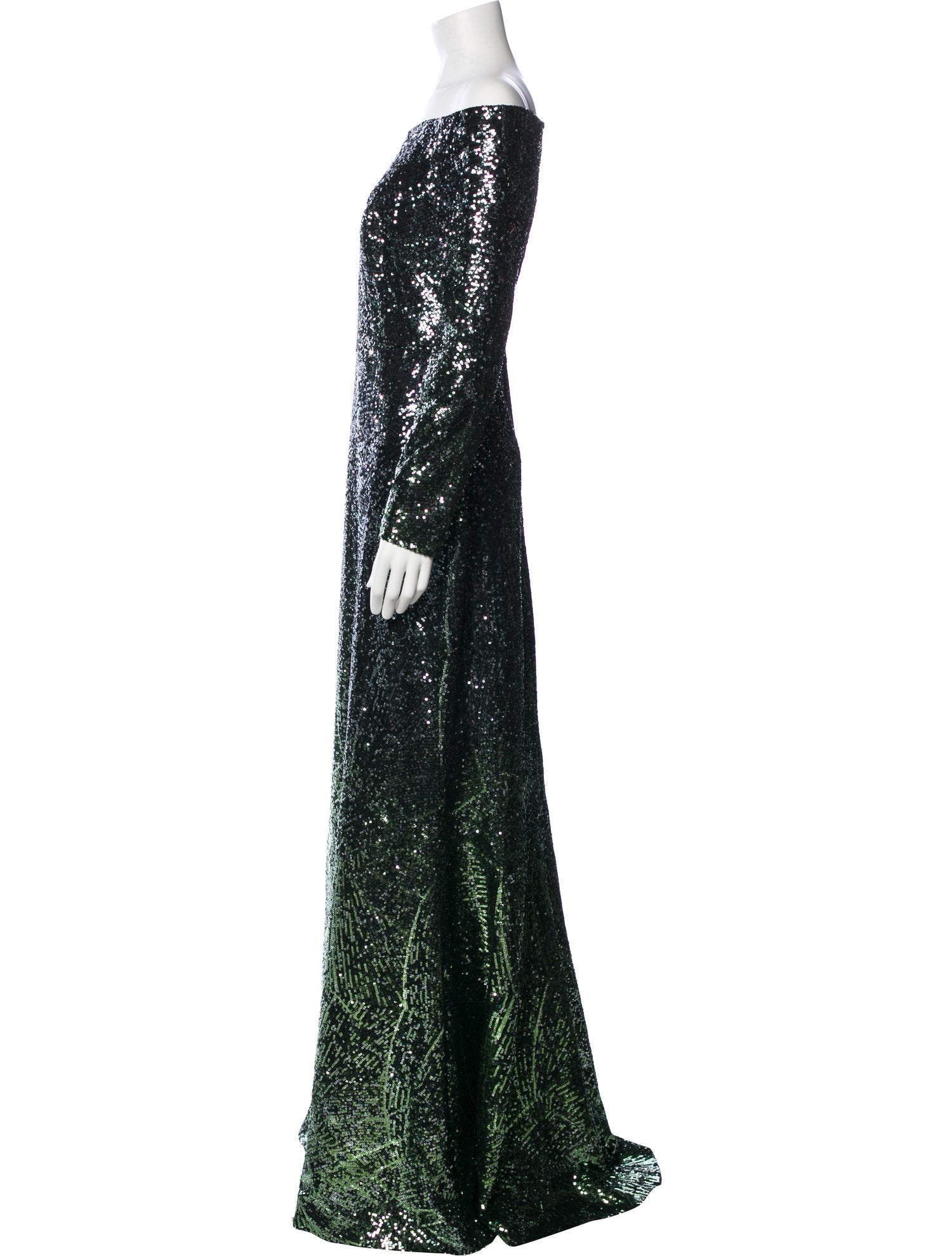 Elie Saab Off-The-Shoulder Long Dress w/ Tags