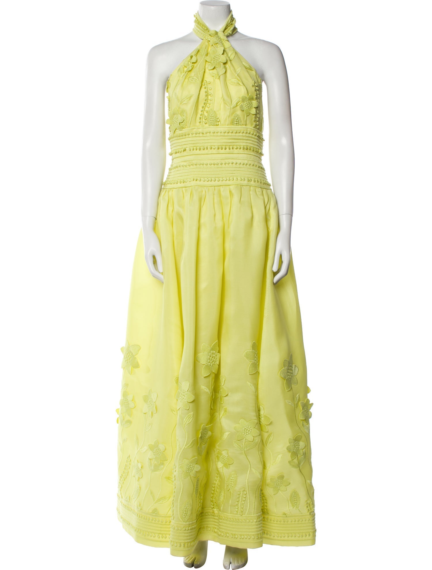 Elie Saab Halterneck Long Dress