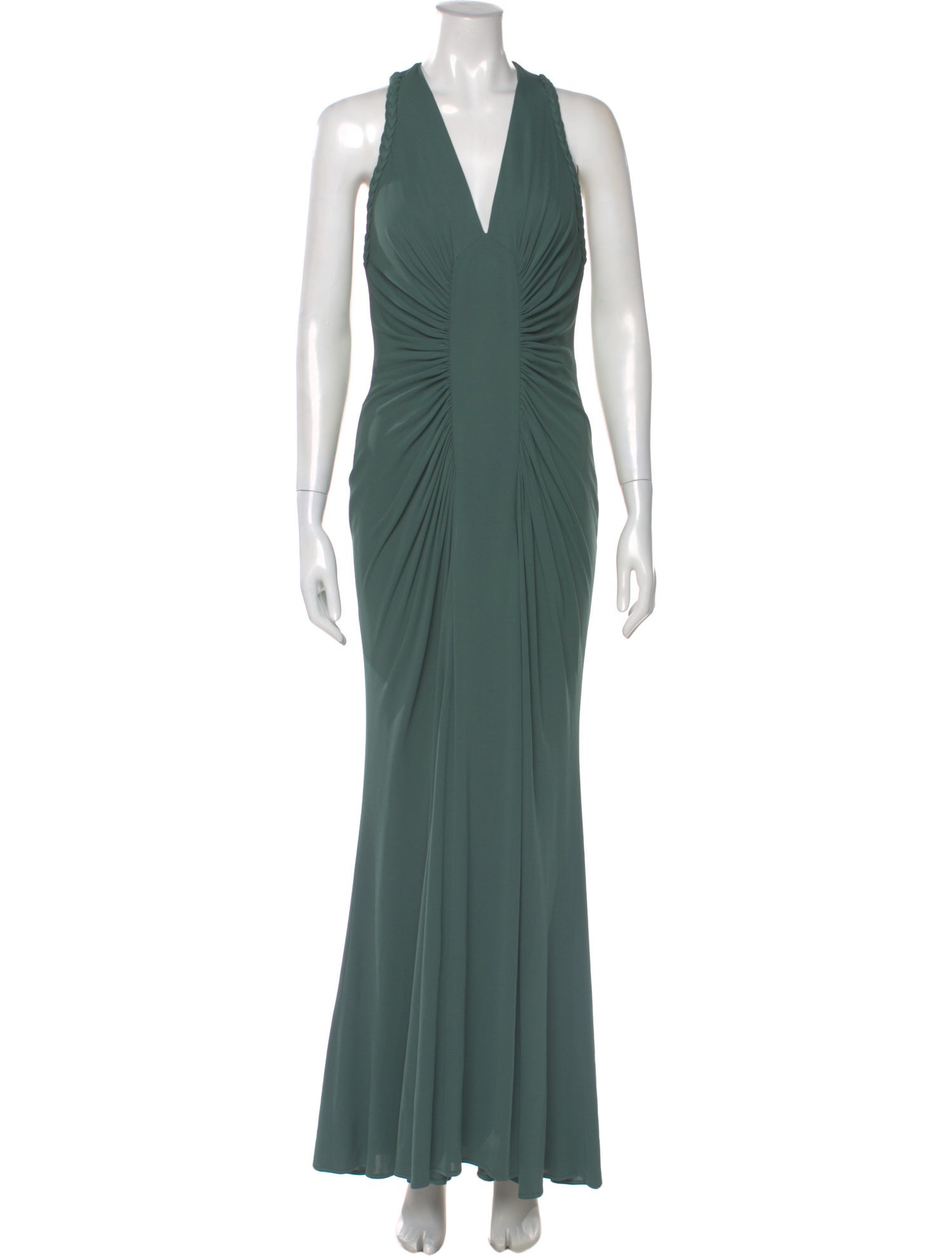 Elie Saab V-Neck Long Dress