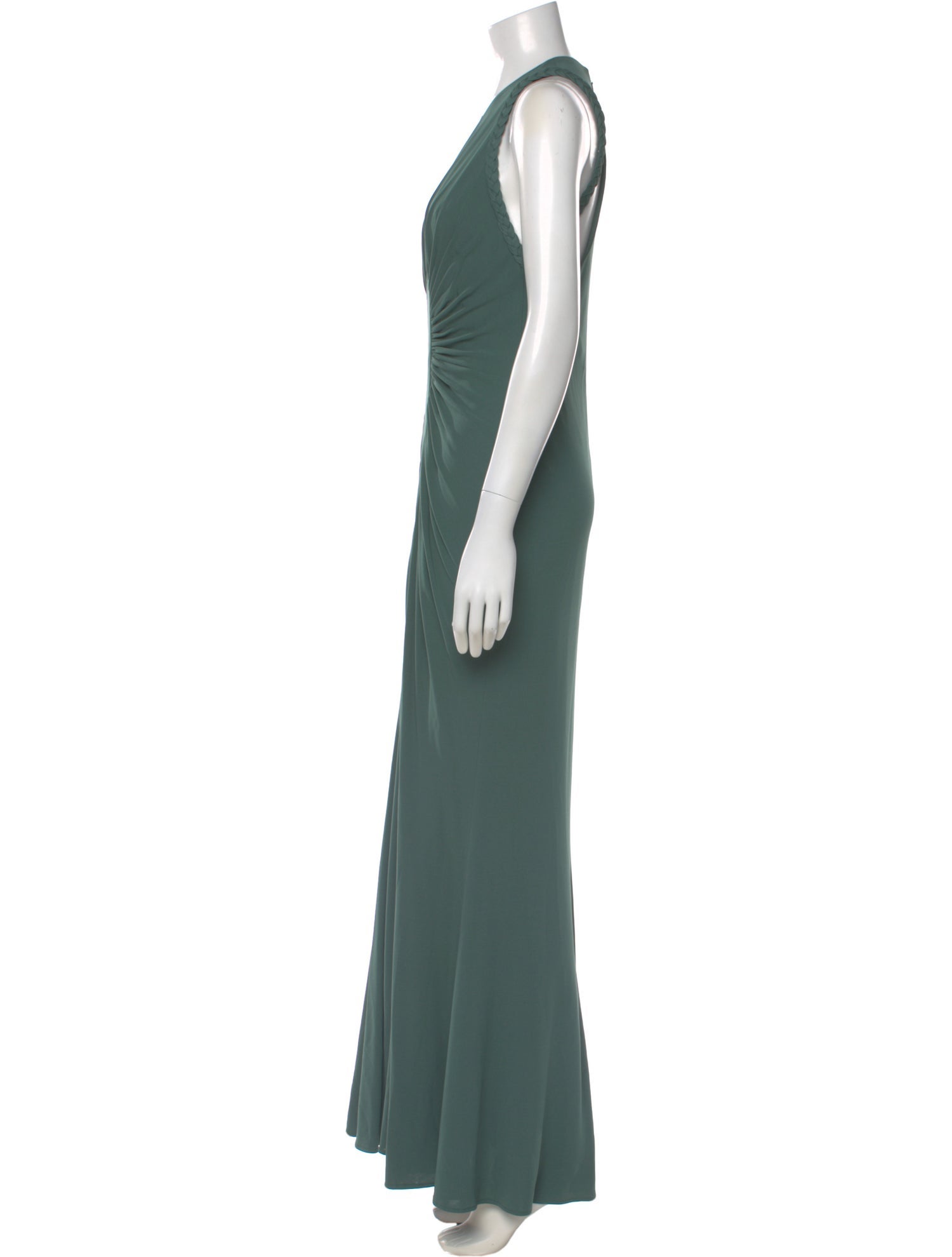 Elie Saab V-Neck Long Dress