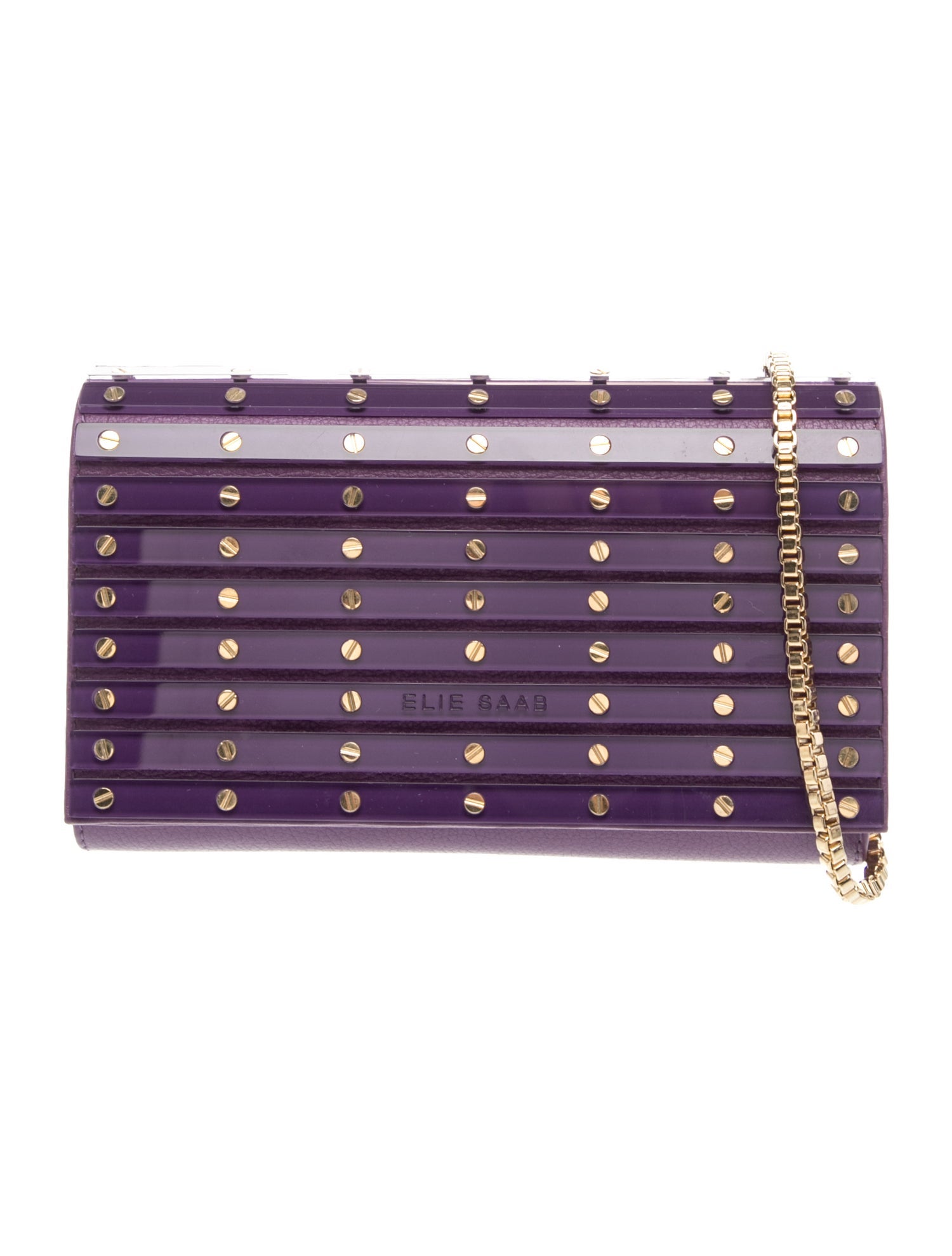 Elie Saab Leather Minaudière