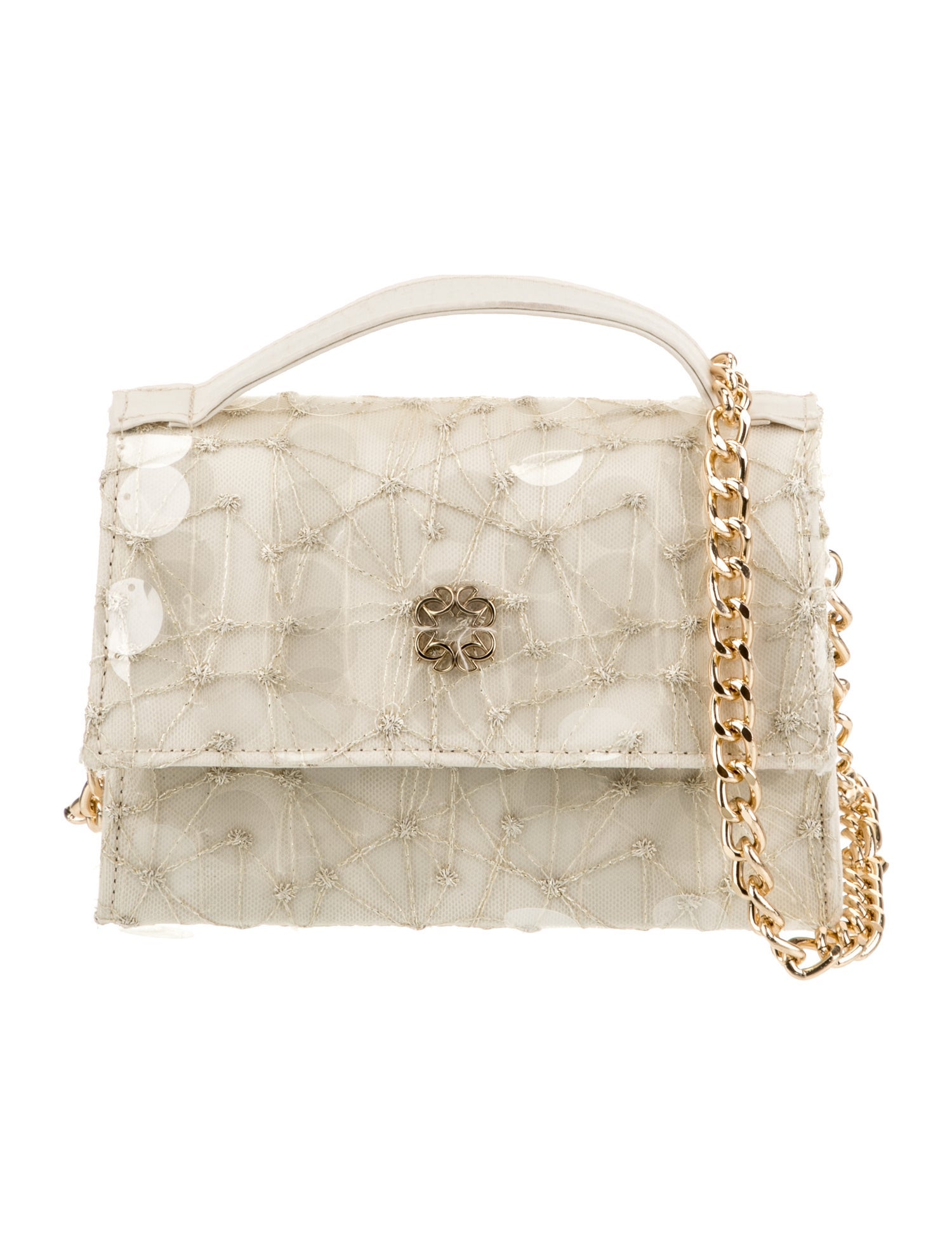 Elie Saab Leather Shoulder Bag