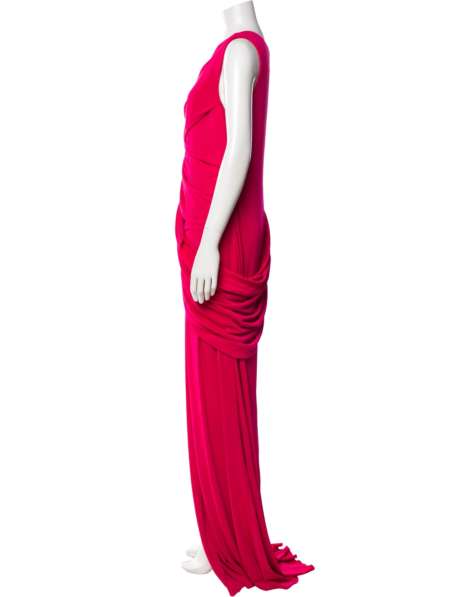 Elie Saab One-Shoulder Long Dress