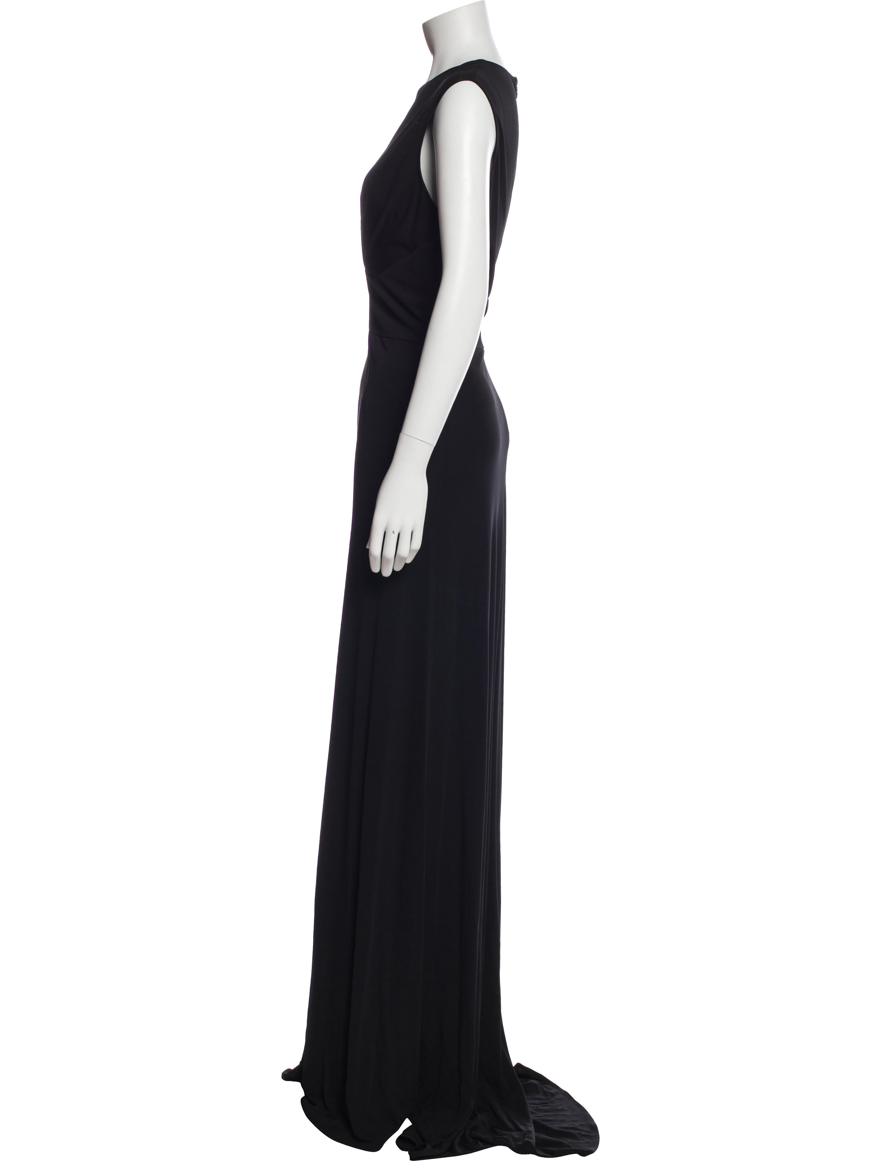 Elie Saab Silk Long Dress