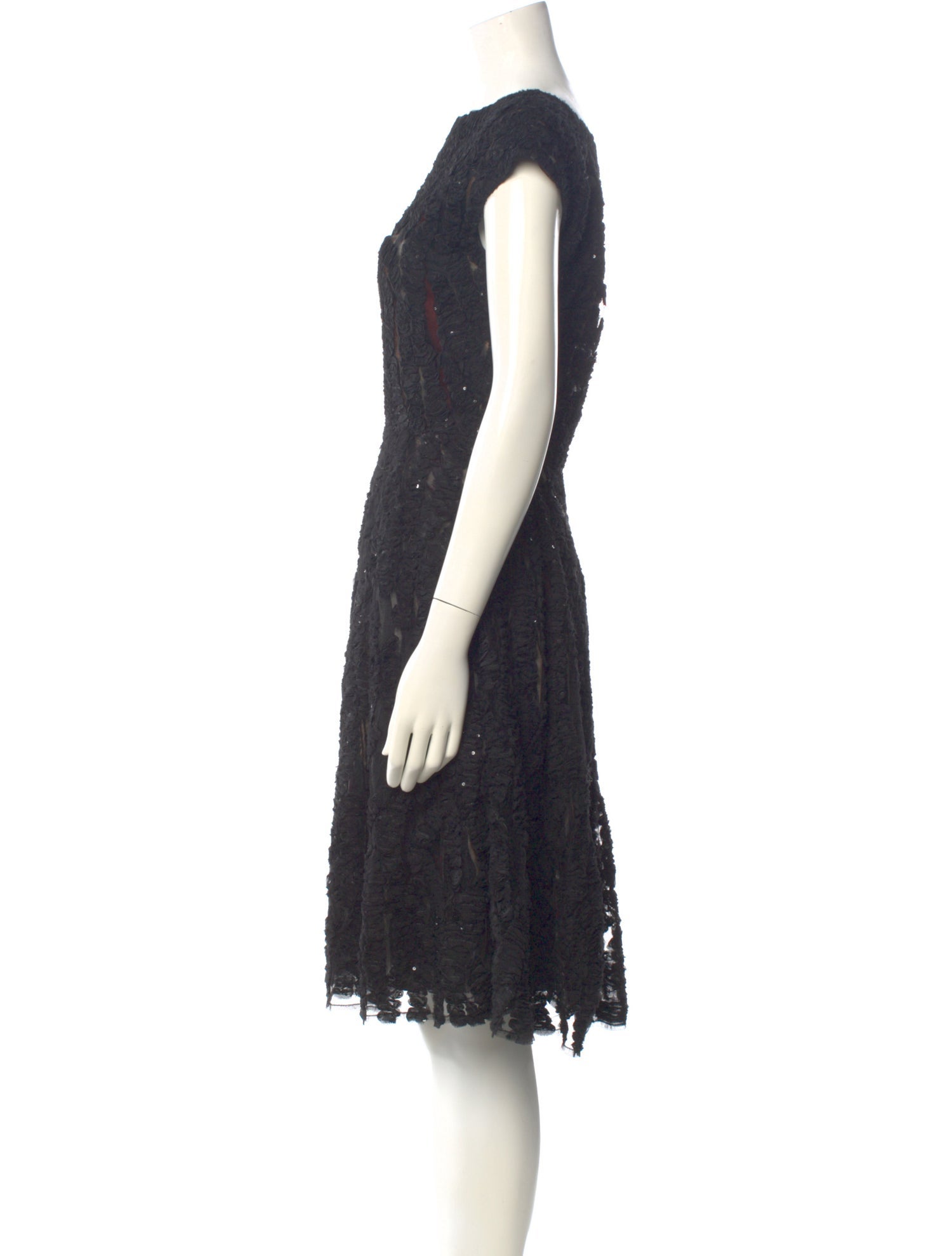 Elie Saab Silk Knee-Length Dress