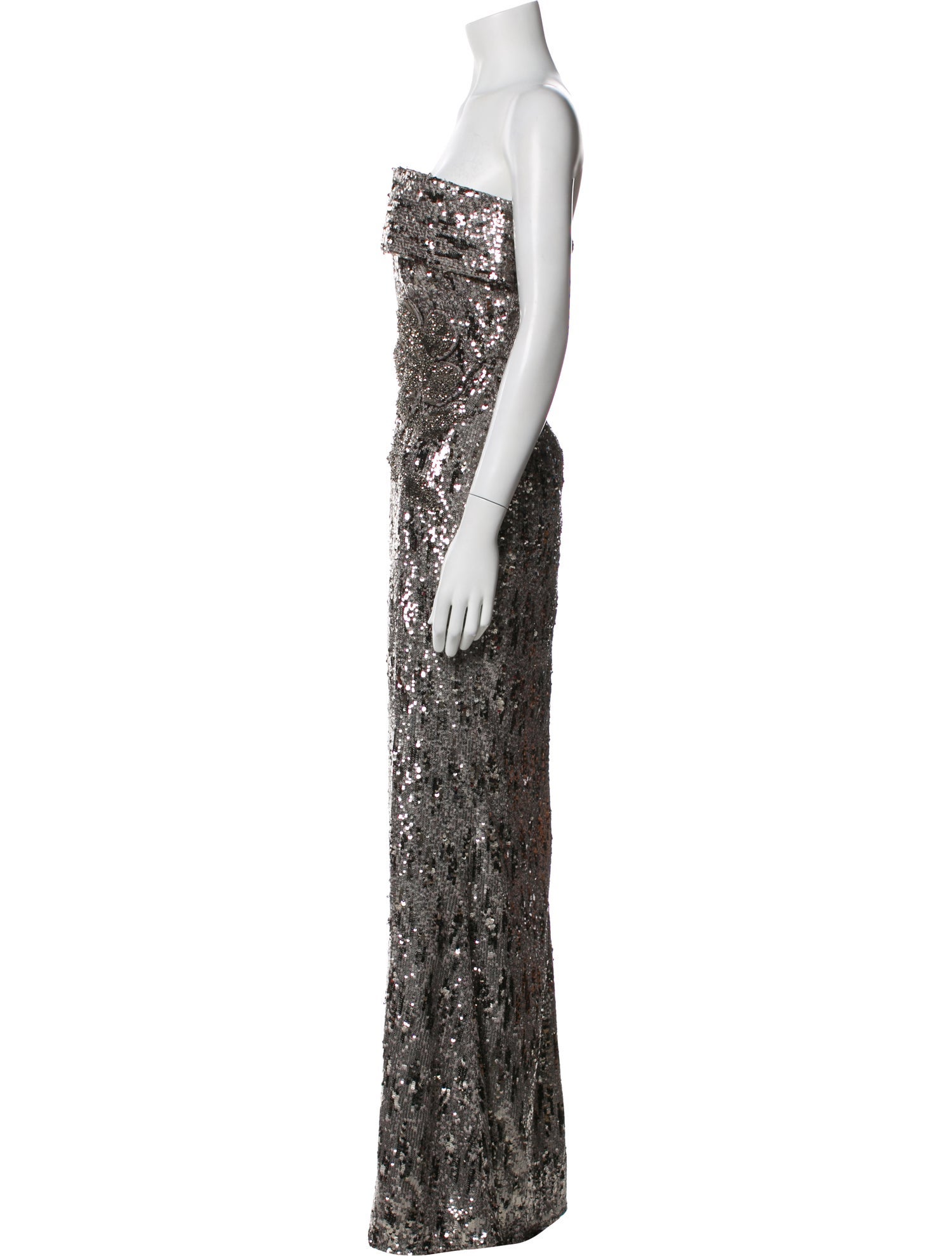 Elie Saab Sequin Long Dress