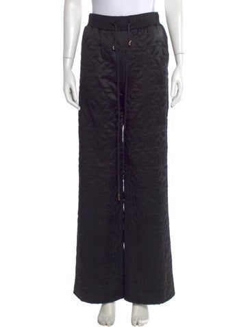 Pre-owned Elie Saab Wide Leg Pants In Black