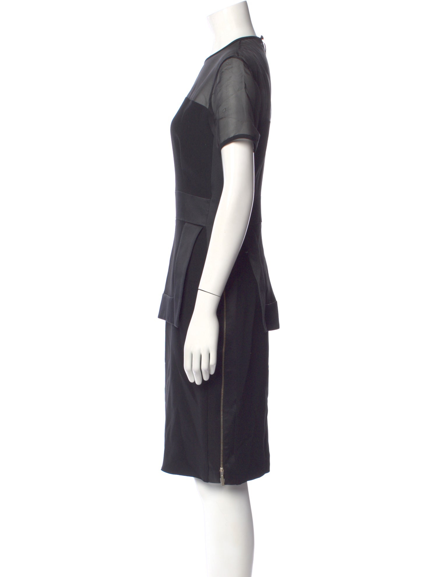 Elie Saab Crew Neck Knee-Length Dress