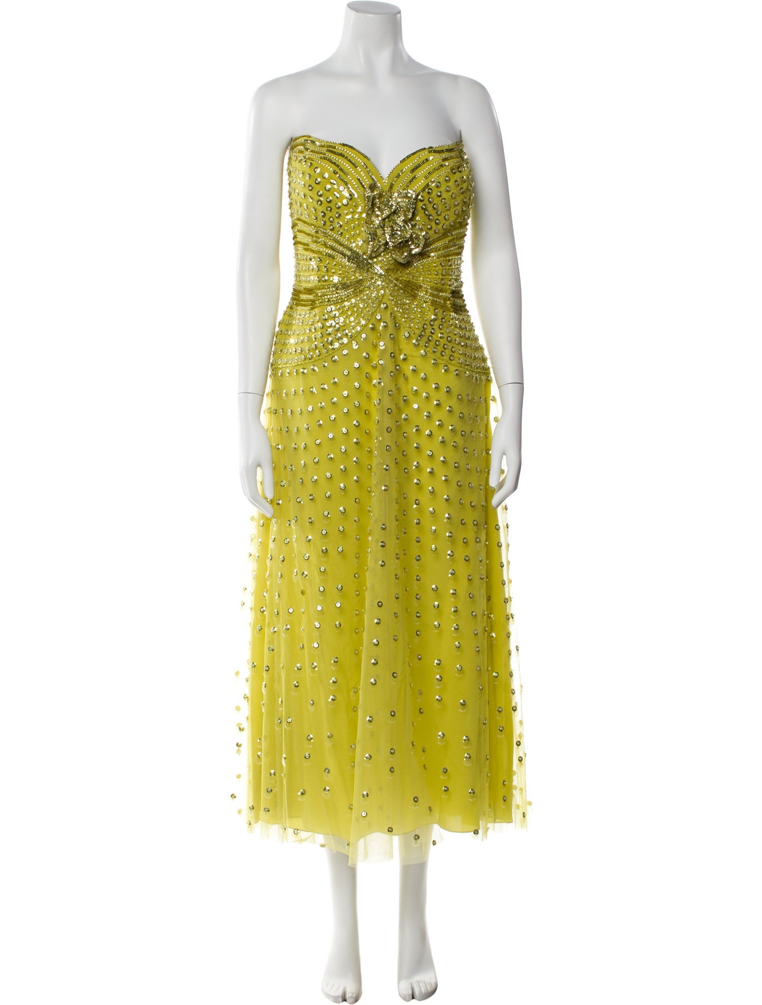Elie Saab Nylon Midi Length Dress