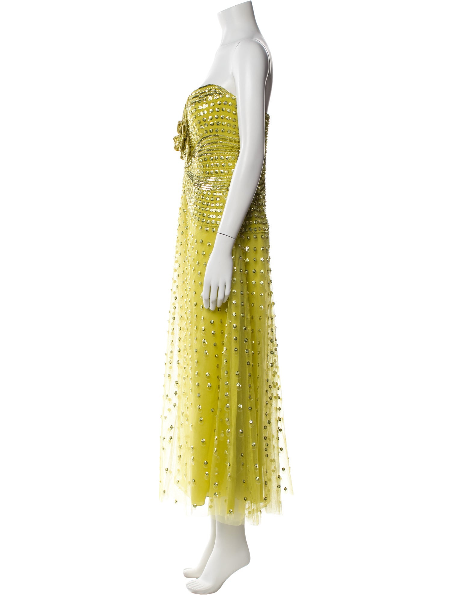 Elie Saab Nylon Midi Length Dress